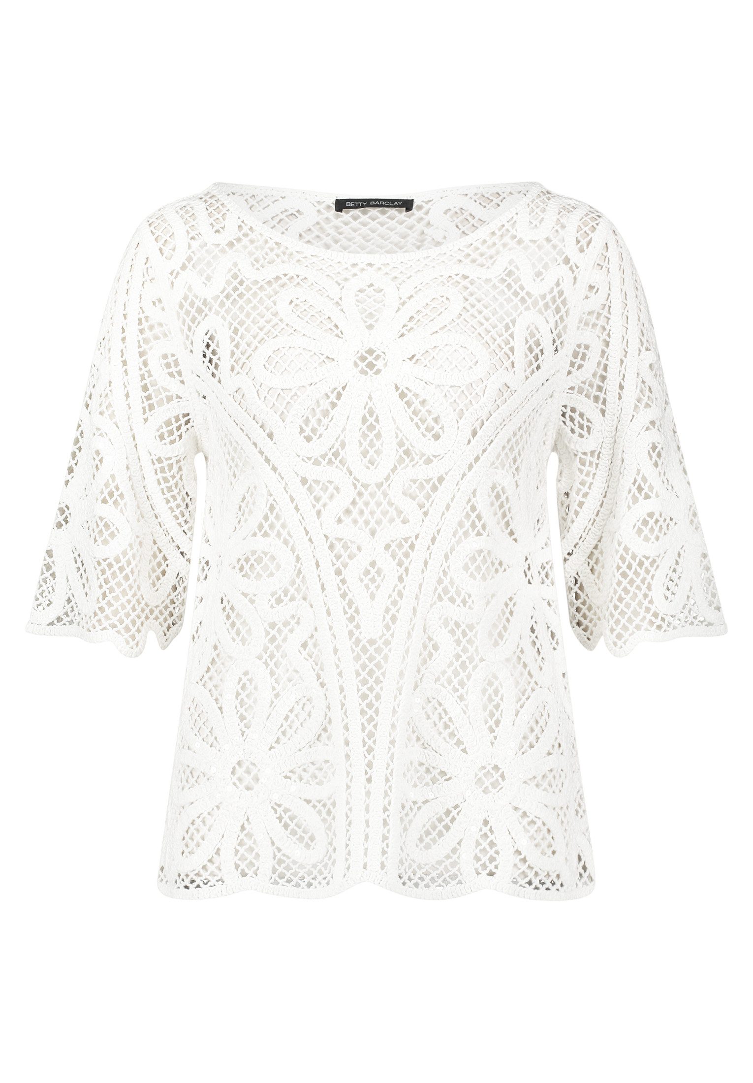 Betty Barclay Strickpullover Damen mit U-Boot-Ausschnitt (1-tlg)