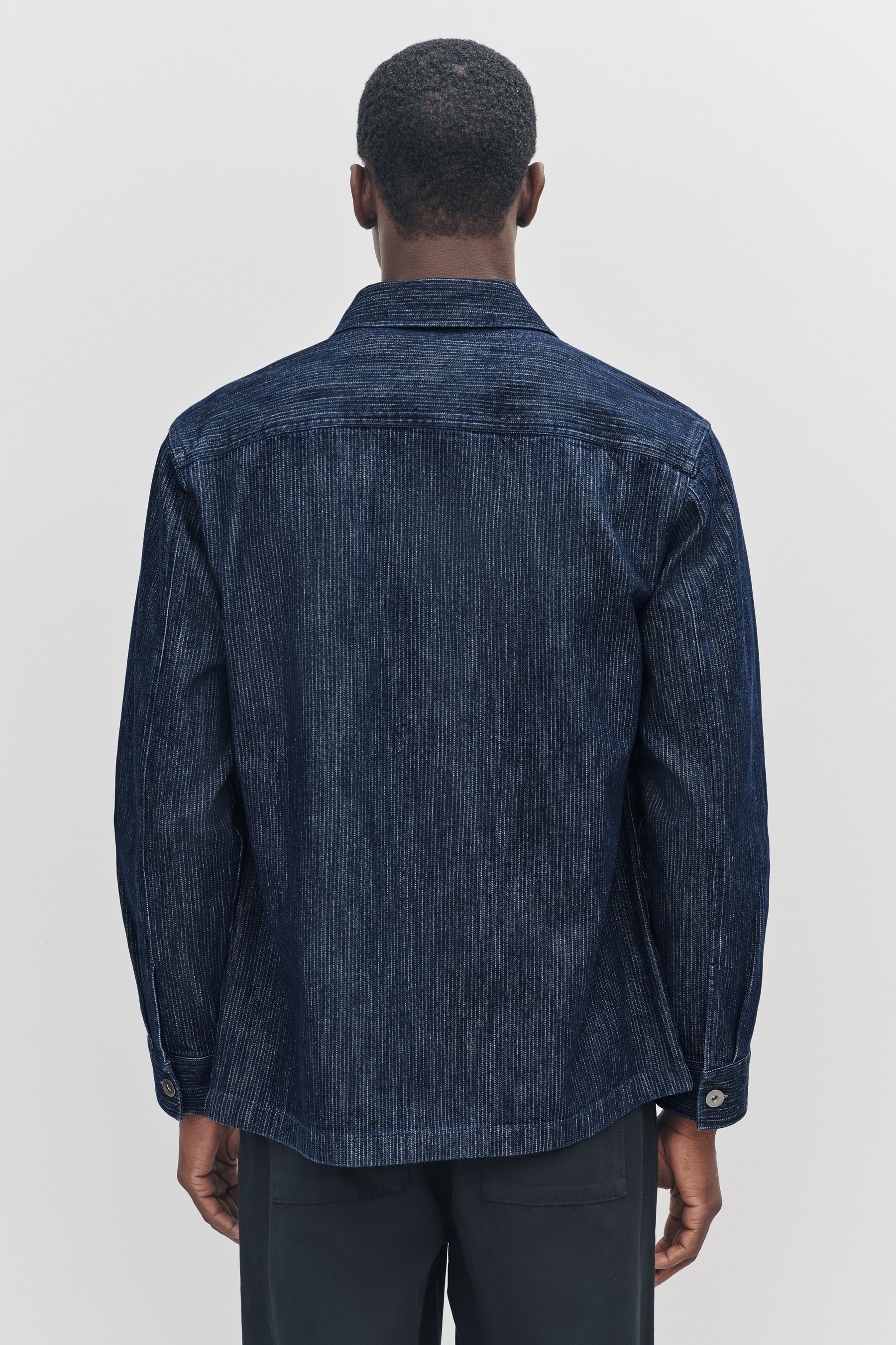 Next Hemdjacke Gestreifte Chore Hemdjacke aus günstig online kaufen