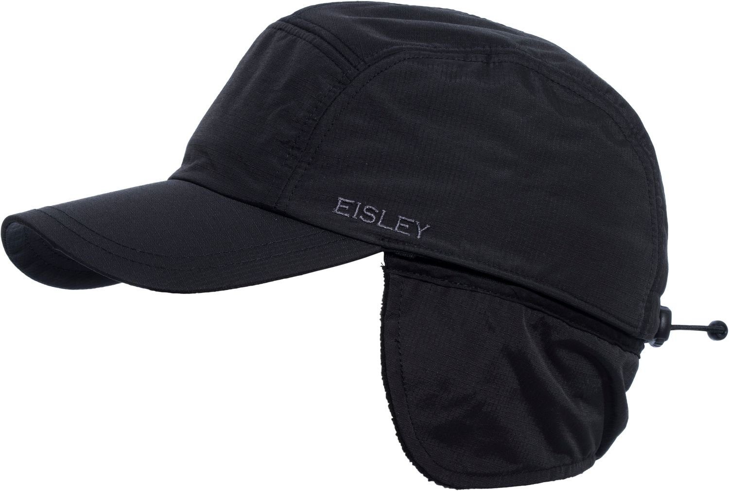 50+ Bender mit Ohrenklappen 11-SCHWARZ und Baseball Eisley Cap UV-Schutz