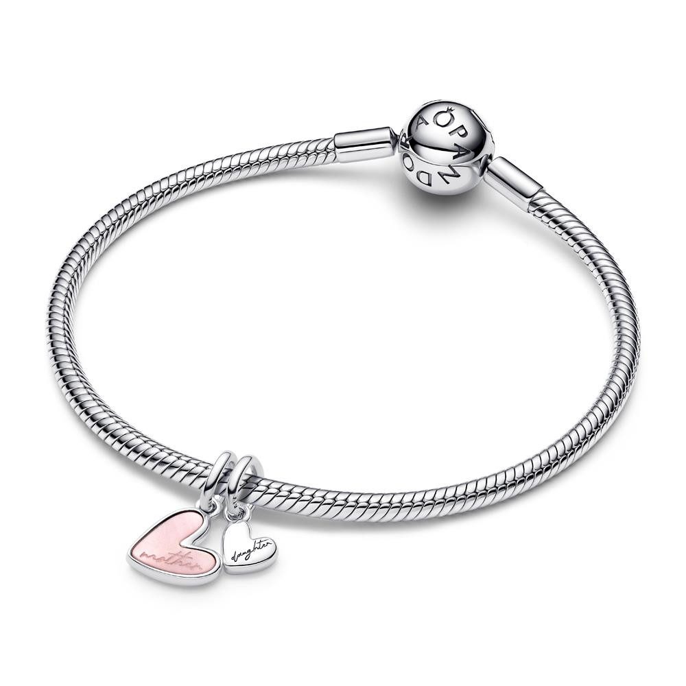 Pandora Charm-Einhänger Teilbare Mutter Tocher Anhänger, Sterlingsilber von PANDORA Moments