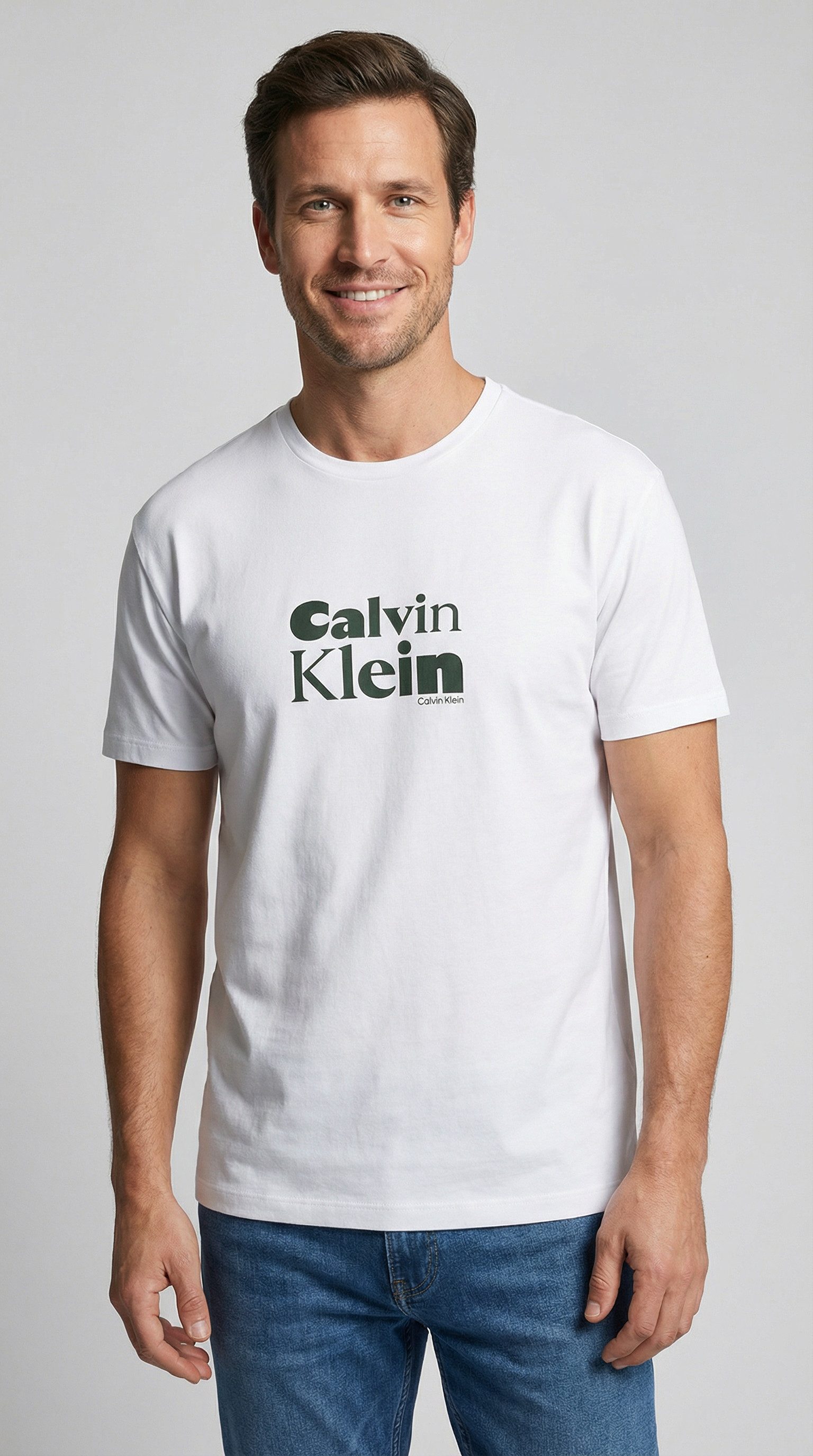 Calvin Klein T-Shirt SS 30S EU CALVIN KLEIN BOLD GRAP Mit Rundhalsausschnit günstig online kaufen