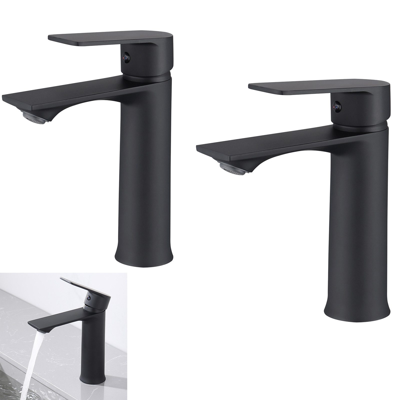 HOMELIVE Waschtischarmatur Zweierpack Armatur Badezimmer Einhebelmischer Wa günstig online kaufen