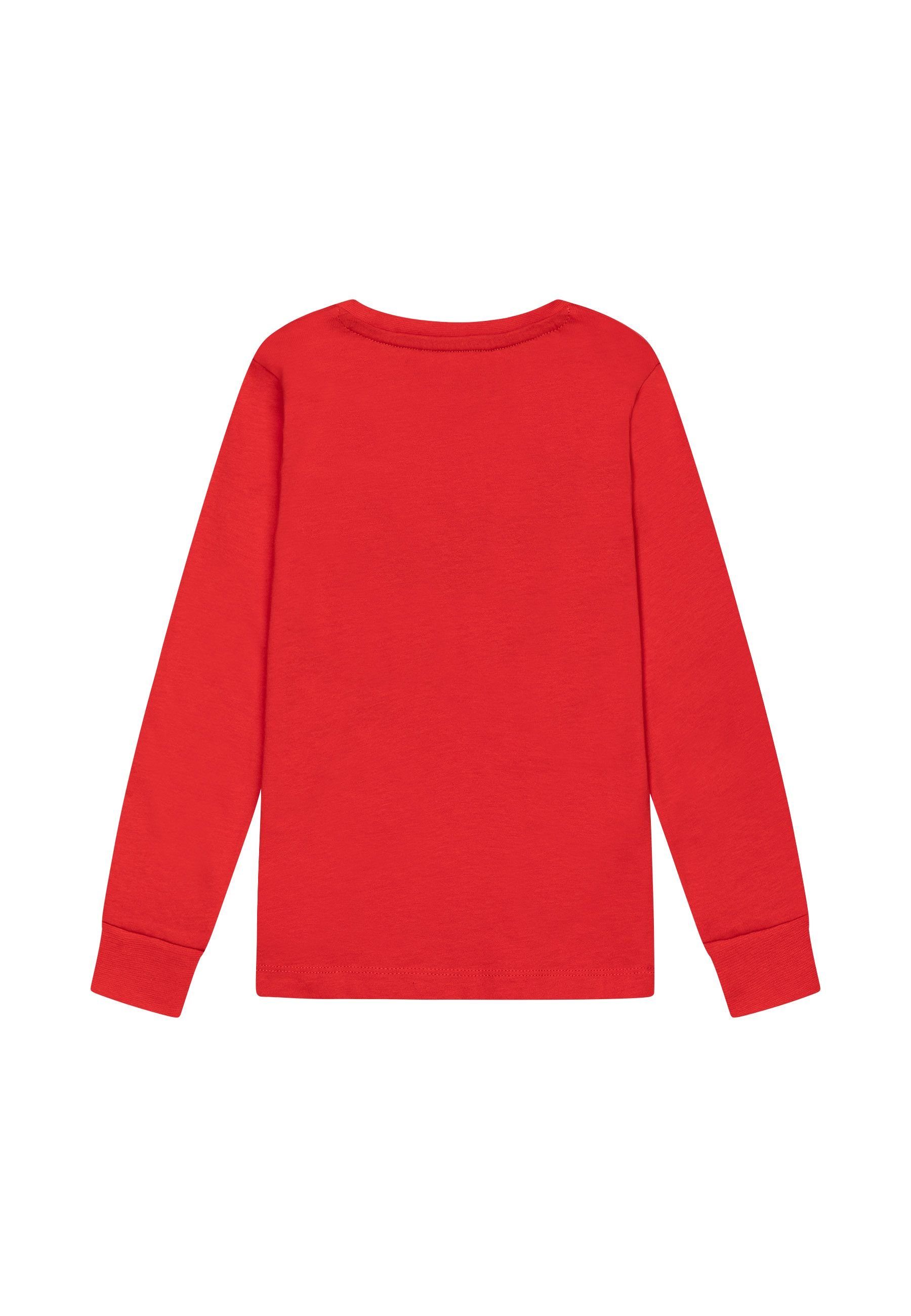 Rot mit Schlafanzug-Set Schlafanzug MINOTI (1y-8y) Print