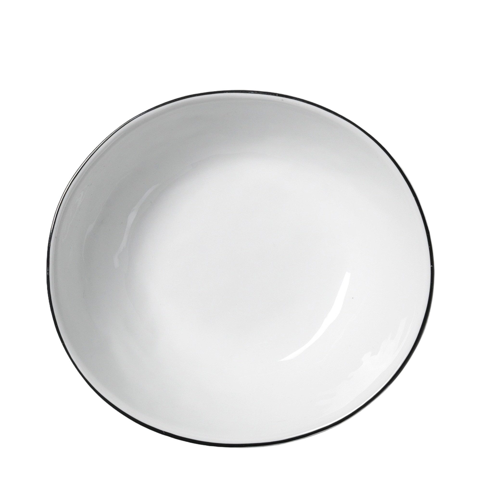 Broste Copenhagen Schale Broste Copenhagen Salt Schüssel Glasiertes Porzellan, Glasiertes Porzellan