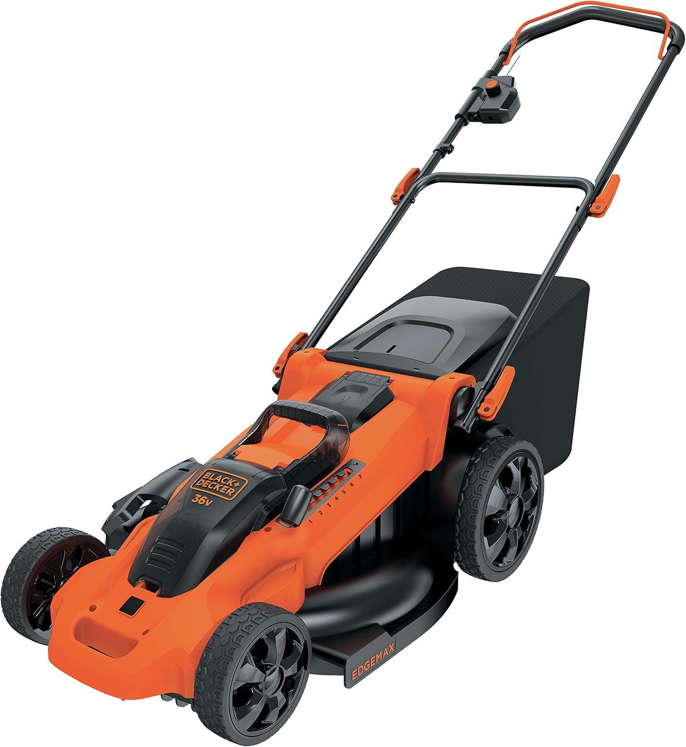 Black + Decker Akkurasenmäher Akku-Rasenmäher CLMA4825L2 (36V, 2.5Ah, 48 cm Schnittbreite)