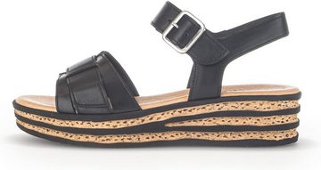 Gabor 24.551 Sandalette aus echtem Leder, mit Klettverschluss