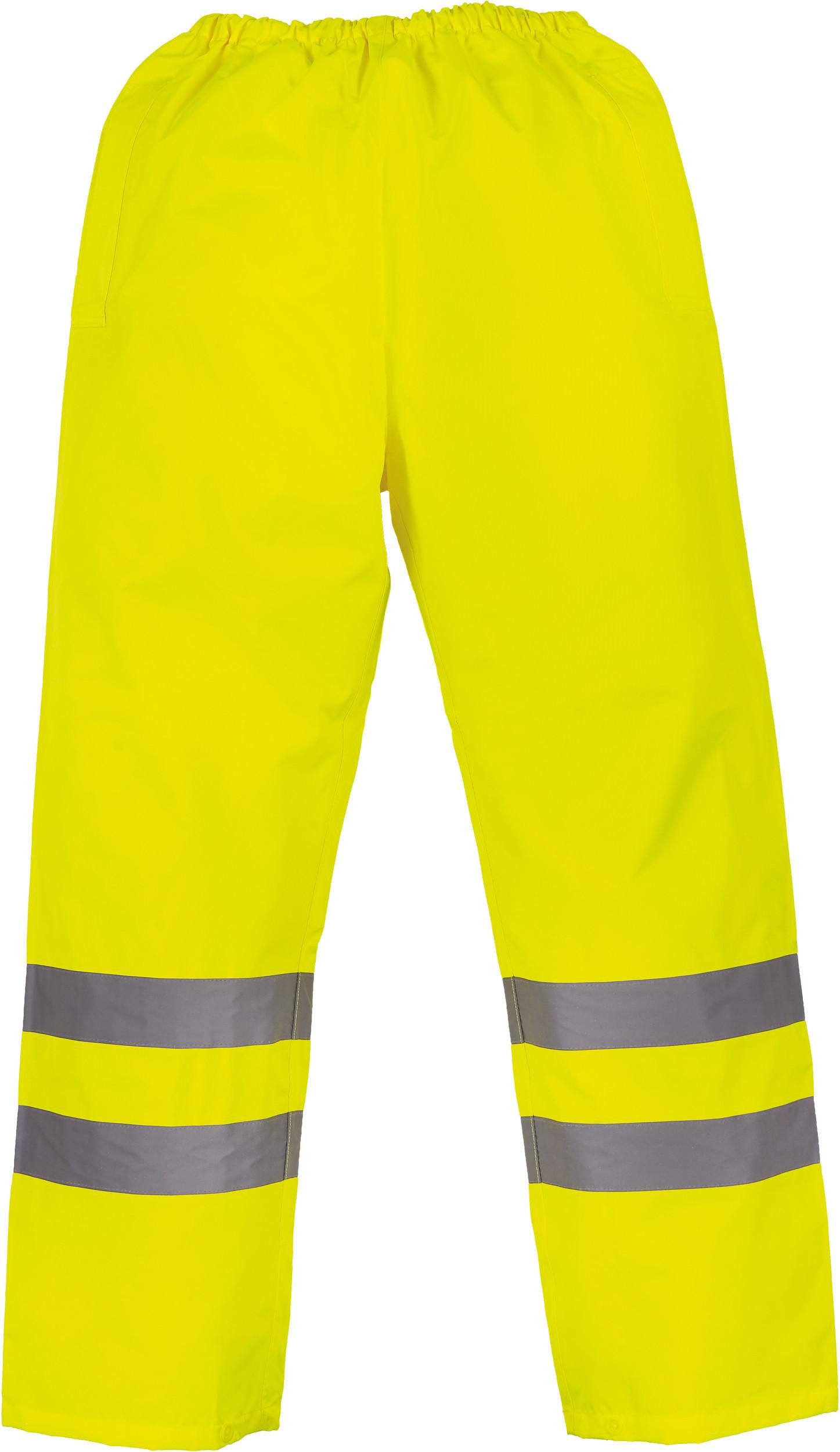 YOKO Arbeitshose Regenhose Hi-Vis Waterproof Over Trousers