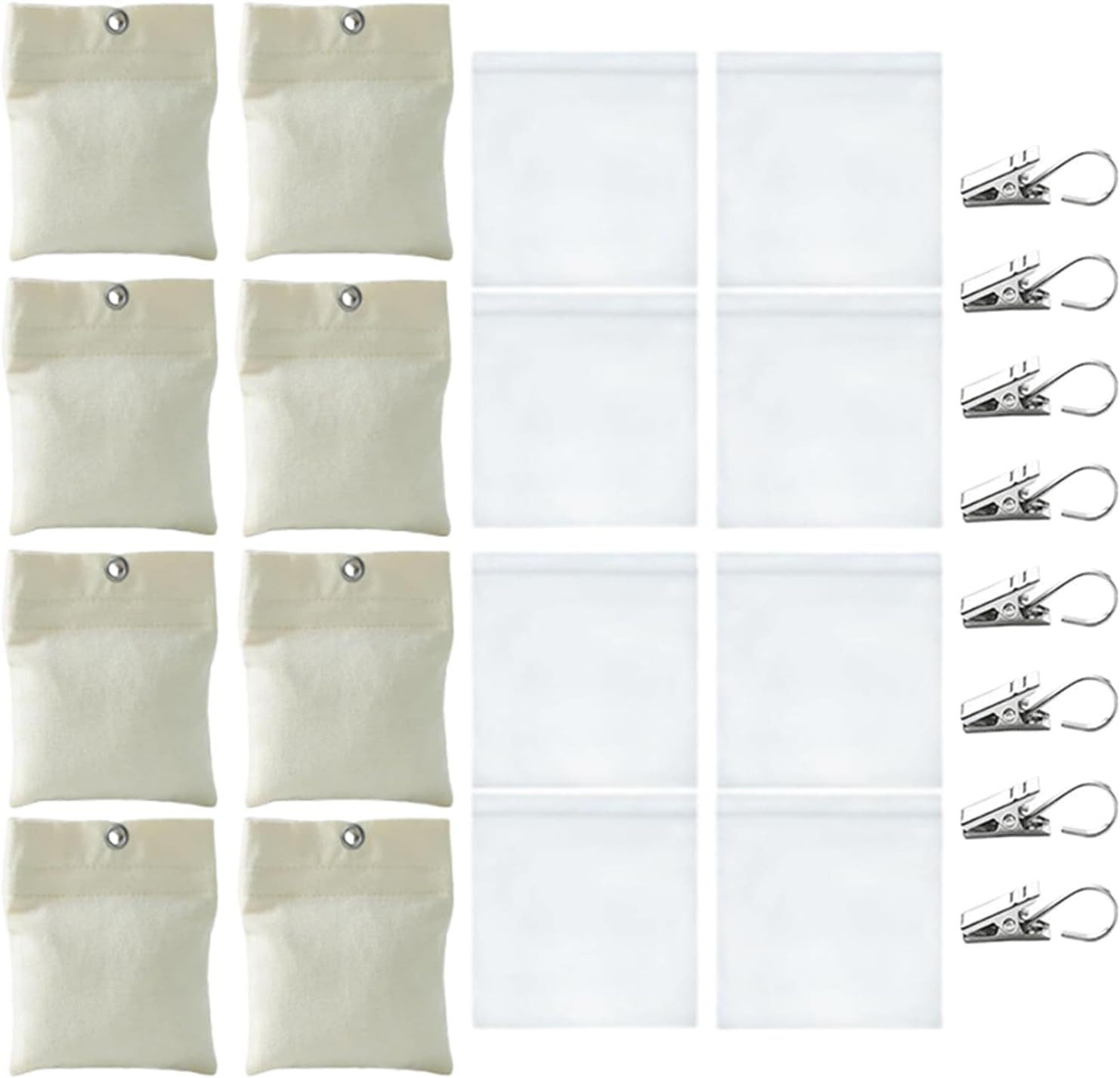 FELIXLEO Fertigteich 8er Pack Magnetische Vorhanggewichte für Outdoor und Windschutz, (1-tlg)