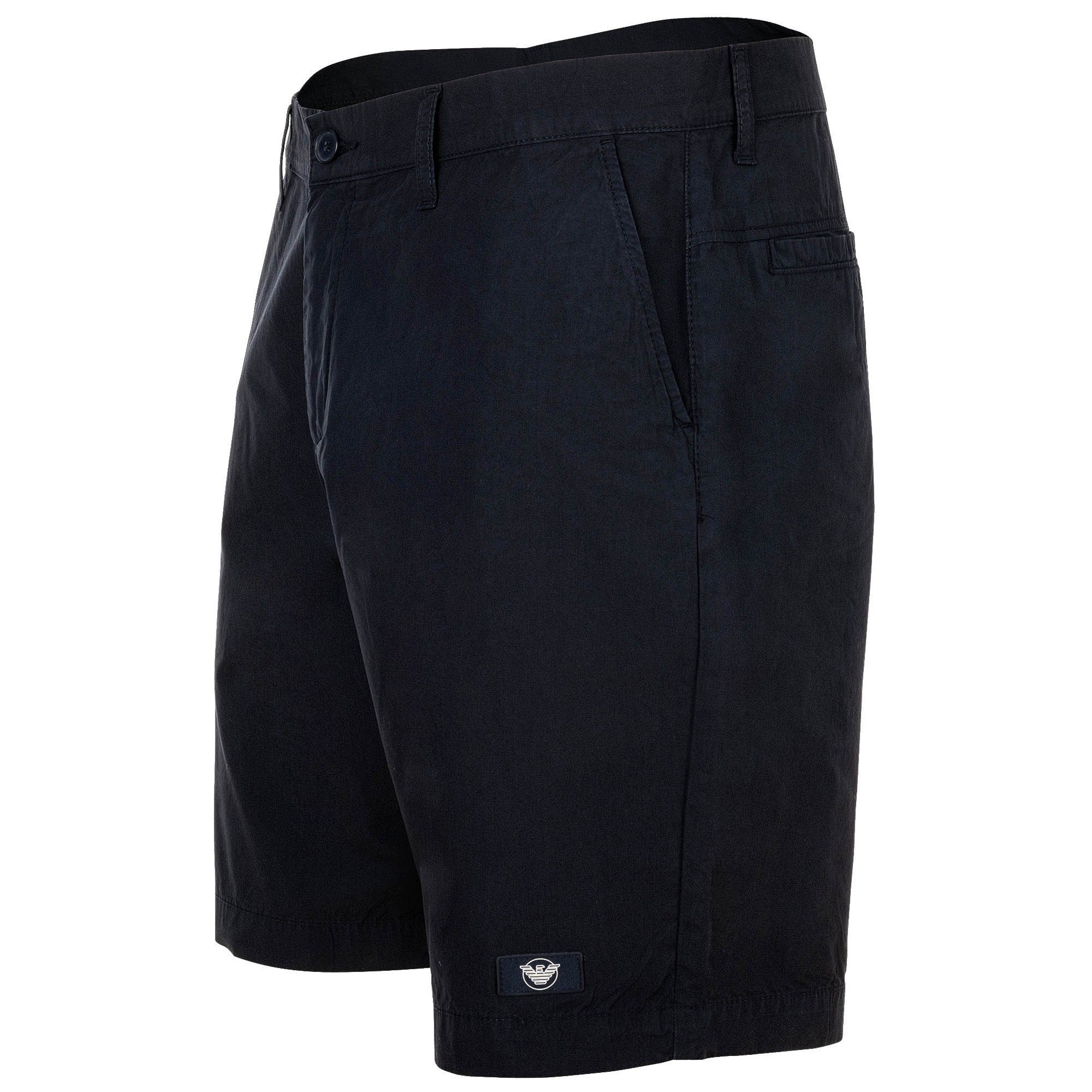 Emporio Armani Bermudas Herren Bermuda-Shorts Baumwolle SATIN LABEL
