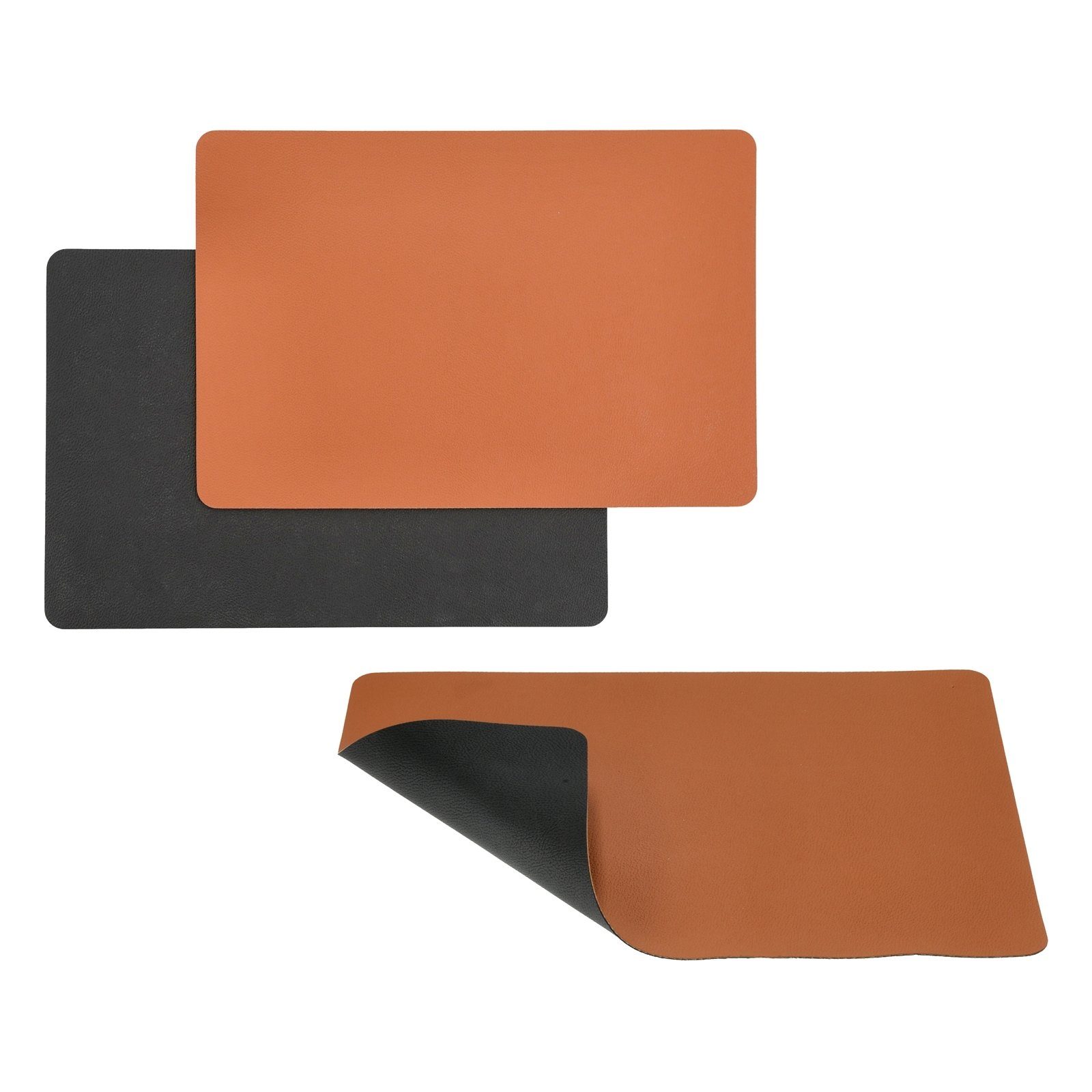 HTI-Living Platzset Tischset 4 - teilig Karamell/Schwarz, (Set, 4-St., 4 Pl günstig online kaufen