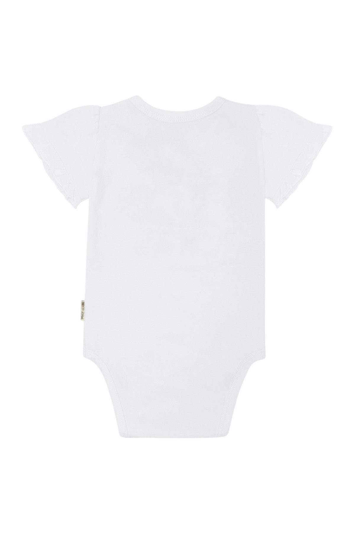 Hust & Claire Kurzarmbody HCBritt Giraf (1-tlg) Baby Body Mädchen mit süßem Giraffenmotiv