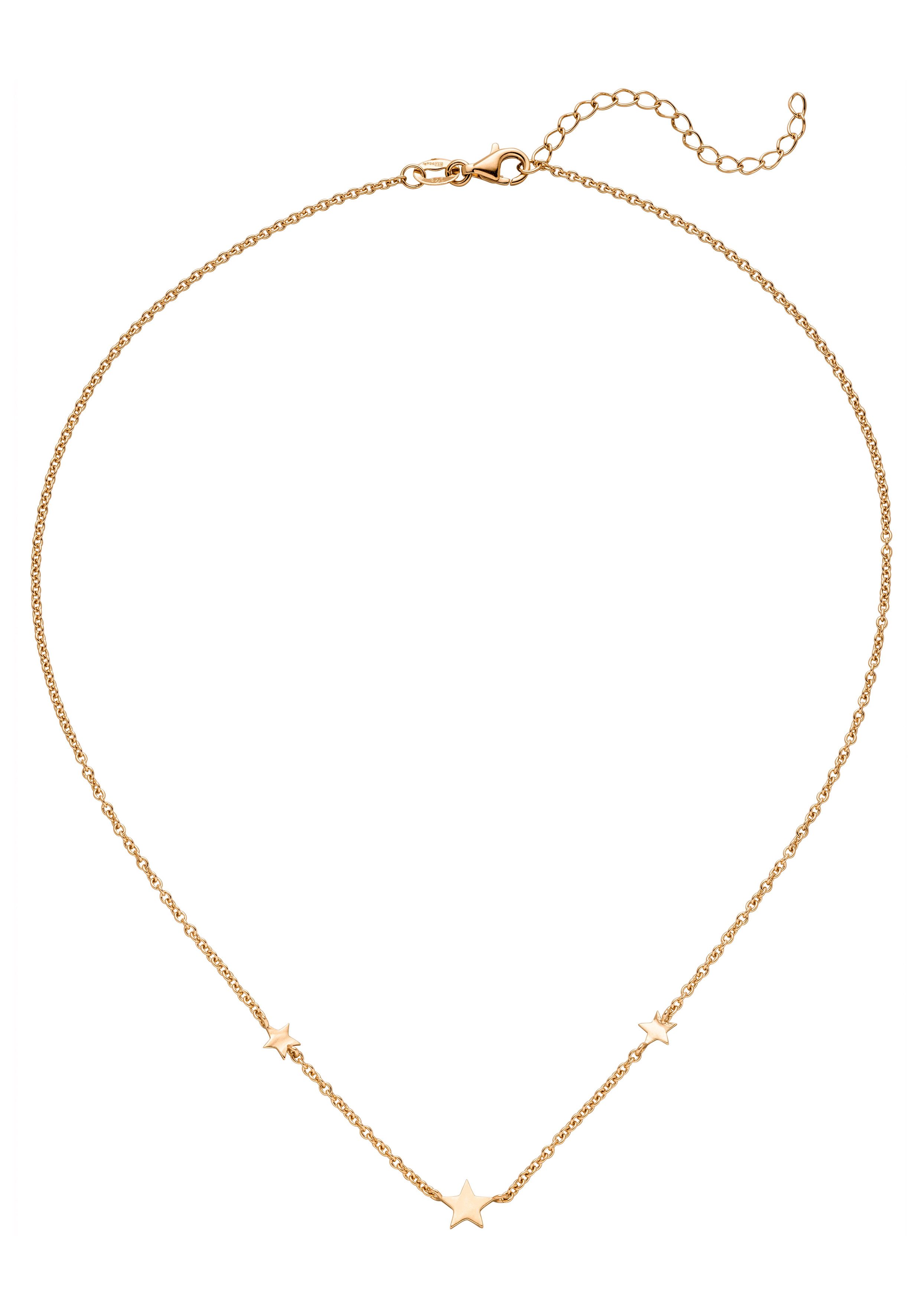 Collier Kette mit 3 Sternen