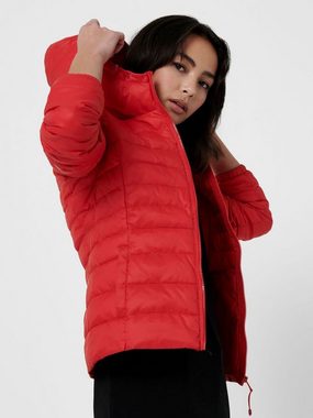 ONLY Blouson Leichte Slim Steppjacke ONLTAHOE Herbst Übergangsjacke mit Kapuze 3761 in Rot