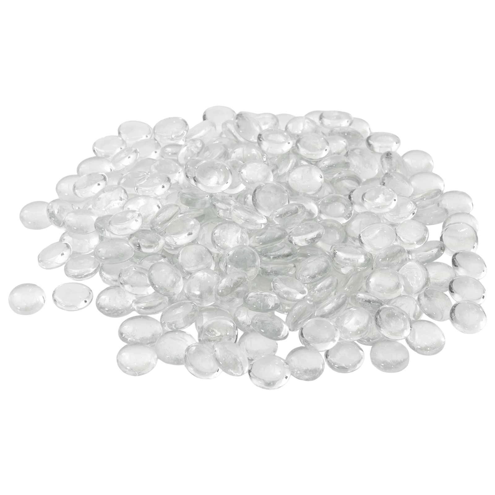 vidaXL Hängedekoration Glasnugget 17–19 mm Transparentes Glas (1 St)