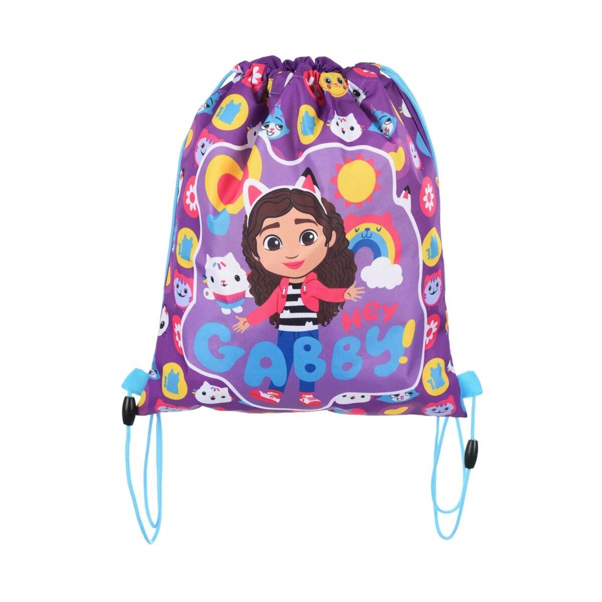 Kinderrucksack Gabby's Dollhouse Hey Sporttasche, Turnbeutel 37 cm