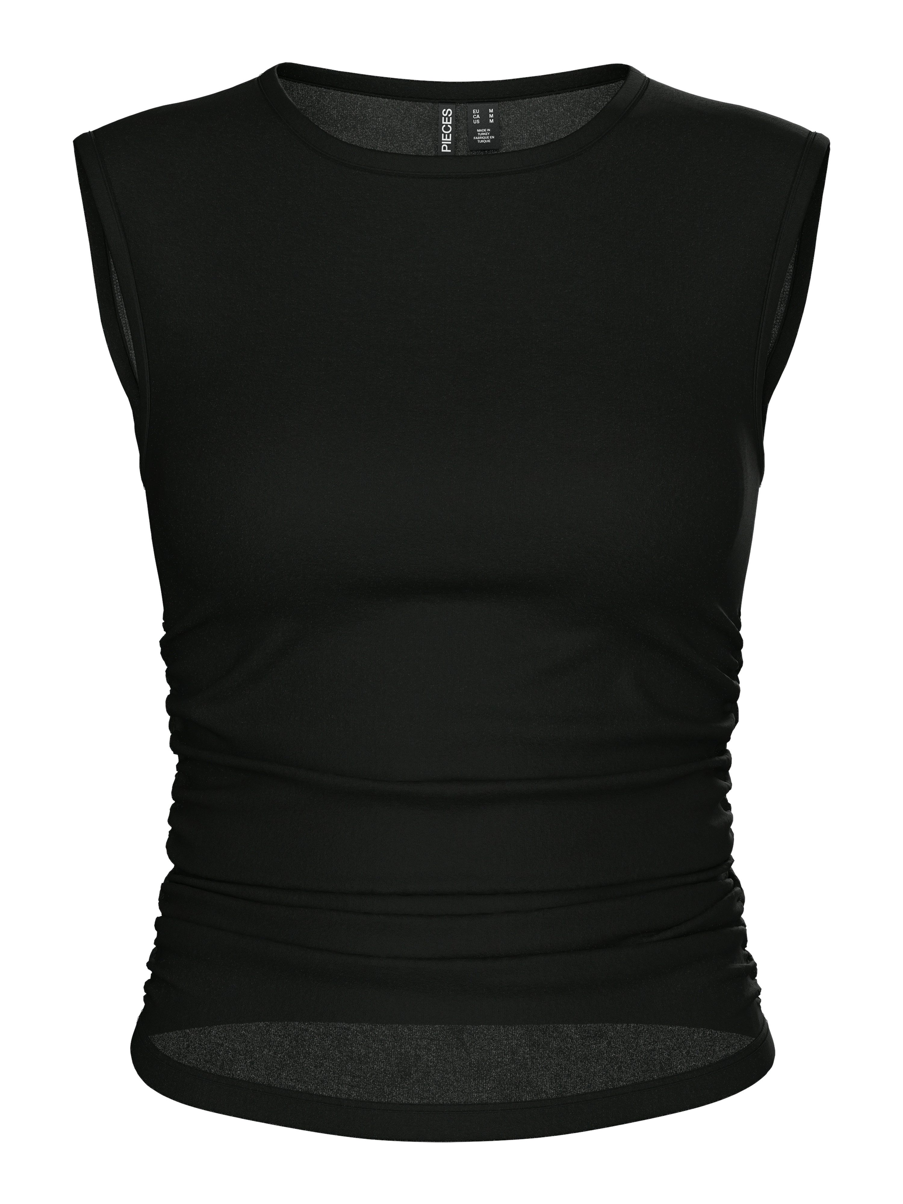 pieces Shirttop PCMADISON SL RUCHING TOP NOOS BC günstig online kaufen