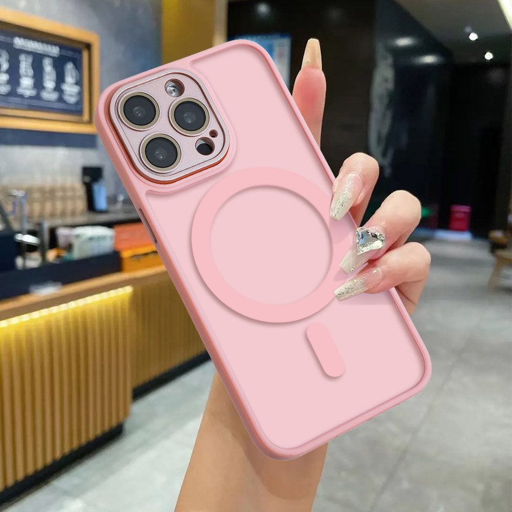 FITSU Handyhülle Schutzhülle für Apple iPhone Hülle MagSafe kompatible Handyhülle Case, Hülle für Apple iPhone 16 Pro Max, 16 Pro, 16, 15 Pro, 15, 14, 13 Case