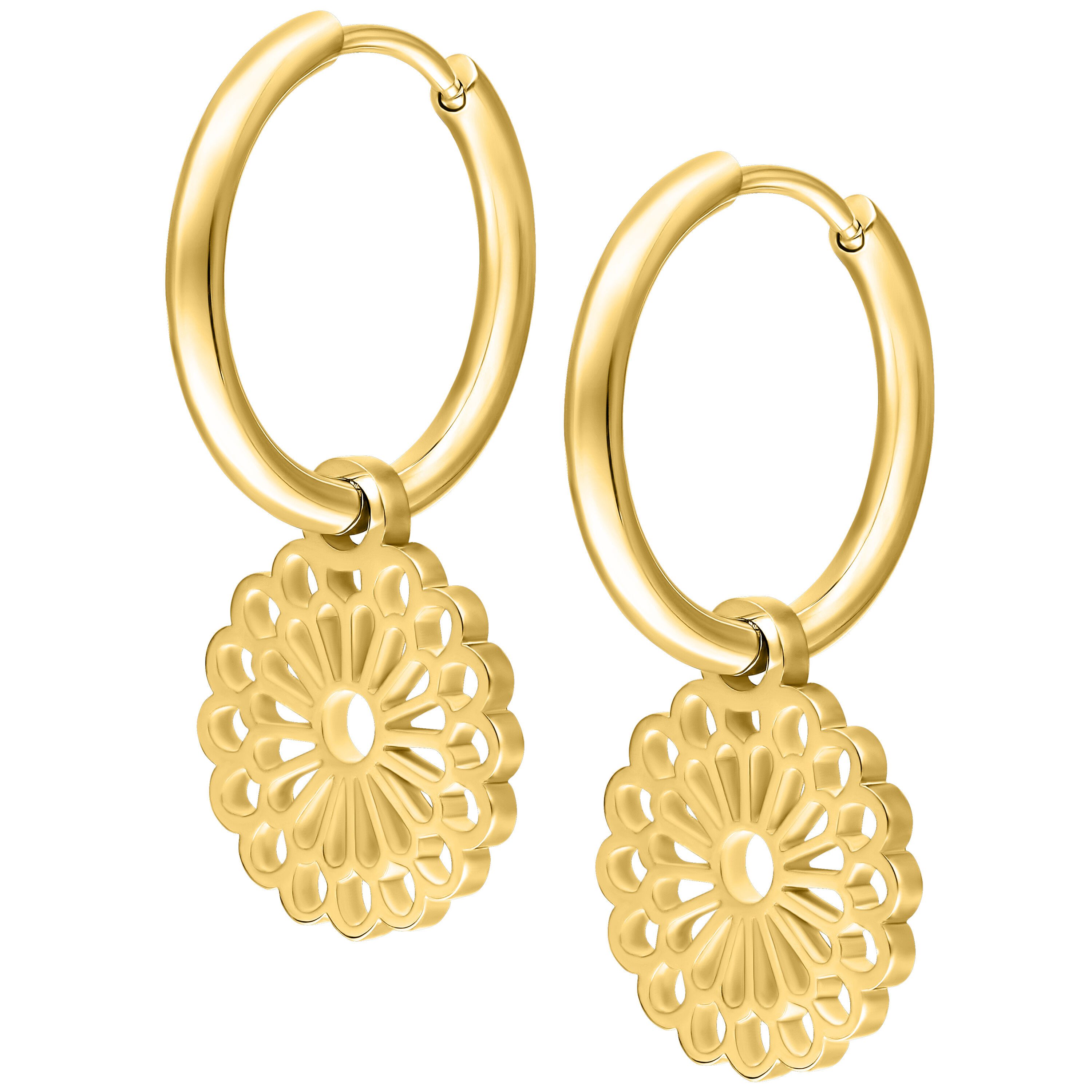 Paar Ohrhänger Little Mandala Hoops