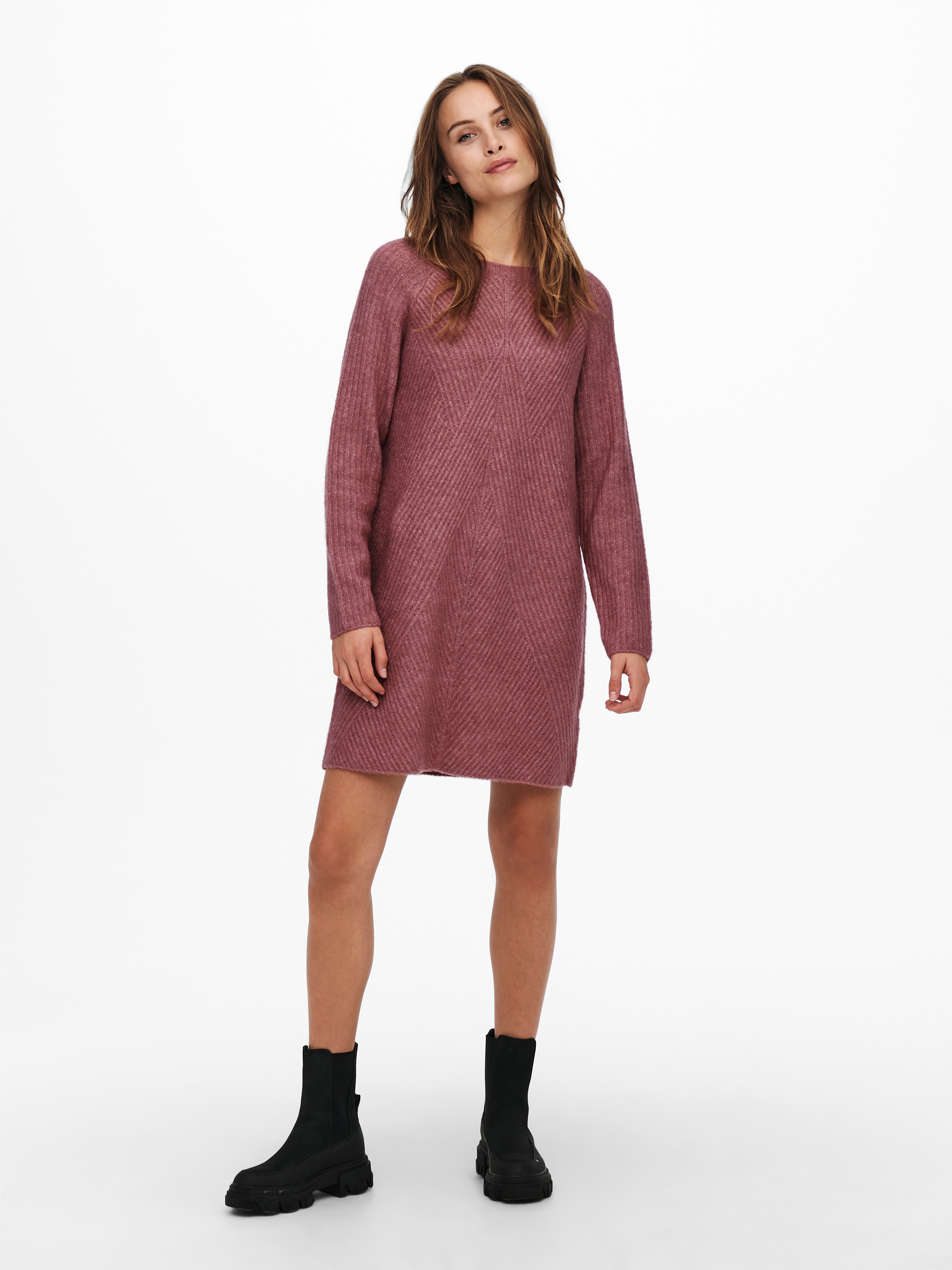 ONLY Strickkleid ONLCAROL L/S DRESS KNT NOOS