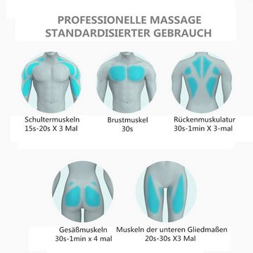 Insma Massagepistole, Muskelmassager Massagegerät, Muskelmassager, 99 Gänge mit 4 Köpfen Taste/7200 r/min