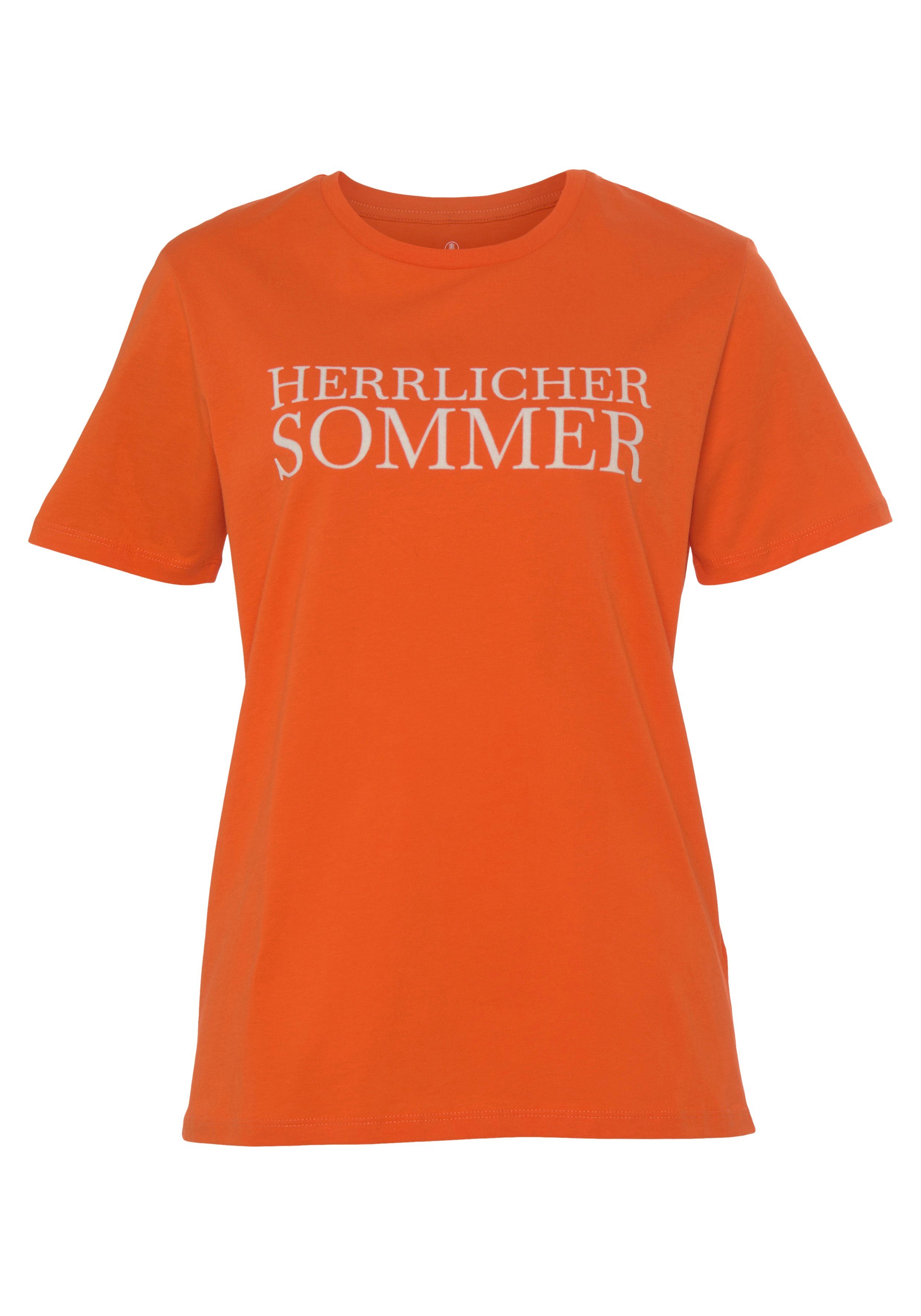 Herrlicher T-Shirt CAMBER orange | T-Shirts