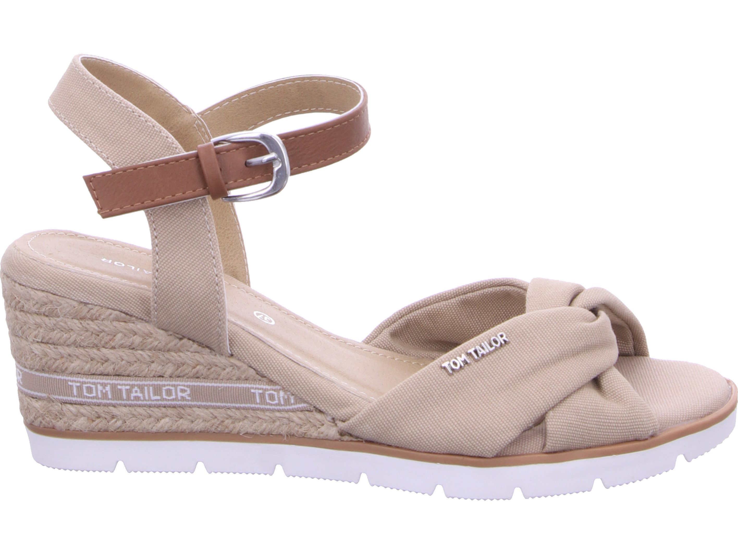 TOM TAILOR Keilsandalette 100% vegan
