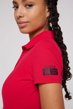 SOCCX Poloshirt mit Baumwolle