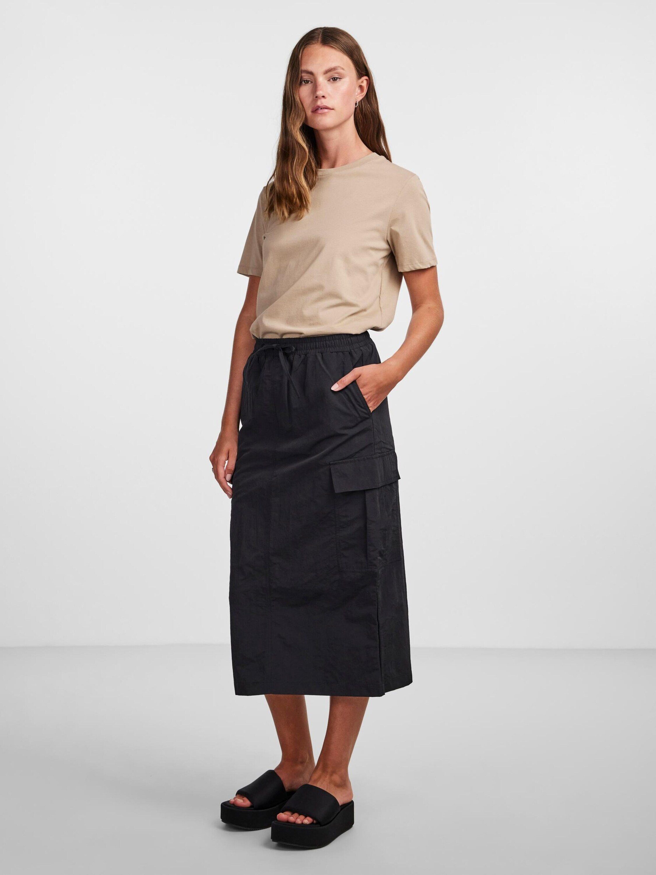 pieces T-Shirt RIA (1-tlg) Plain/ohne Details