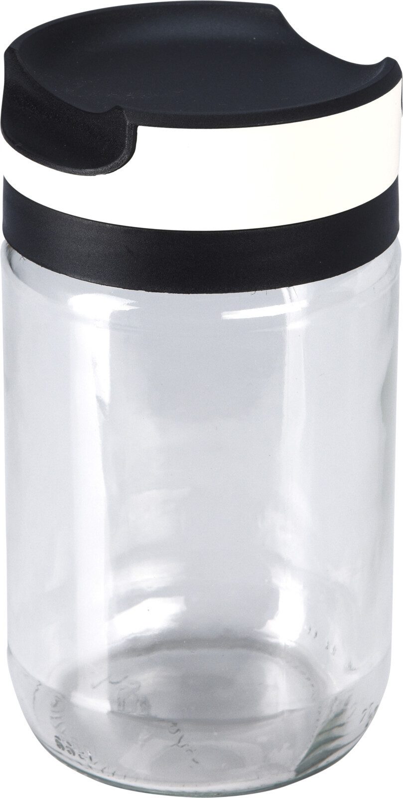 Koopman Vorratsglas Aufbewahrung Küche Dose Glas 660 ml Rund Deckel Transparent, Glas, (2-tlg), 2er Set, 660 ml, Sturzglas, Deckel