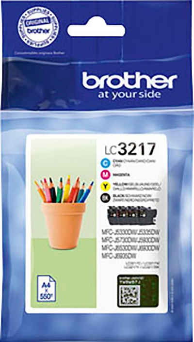 Brother LC-3217 Value Pack Tintenpatrone (Packung, 4-tlg)