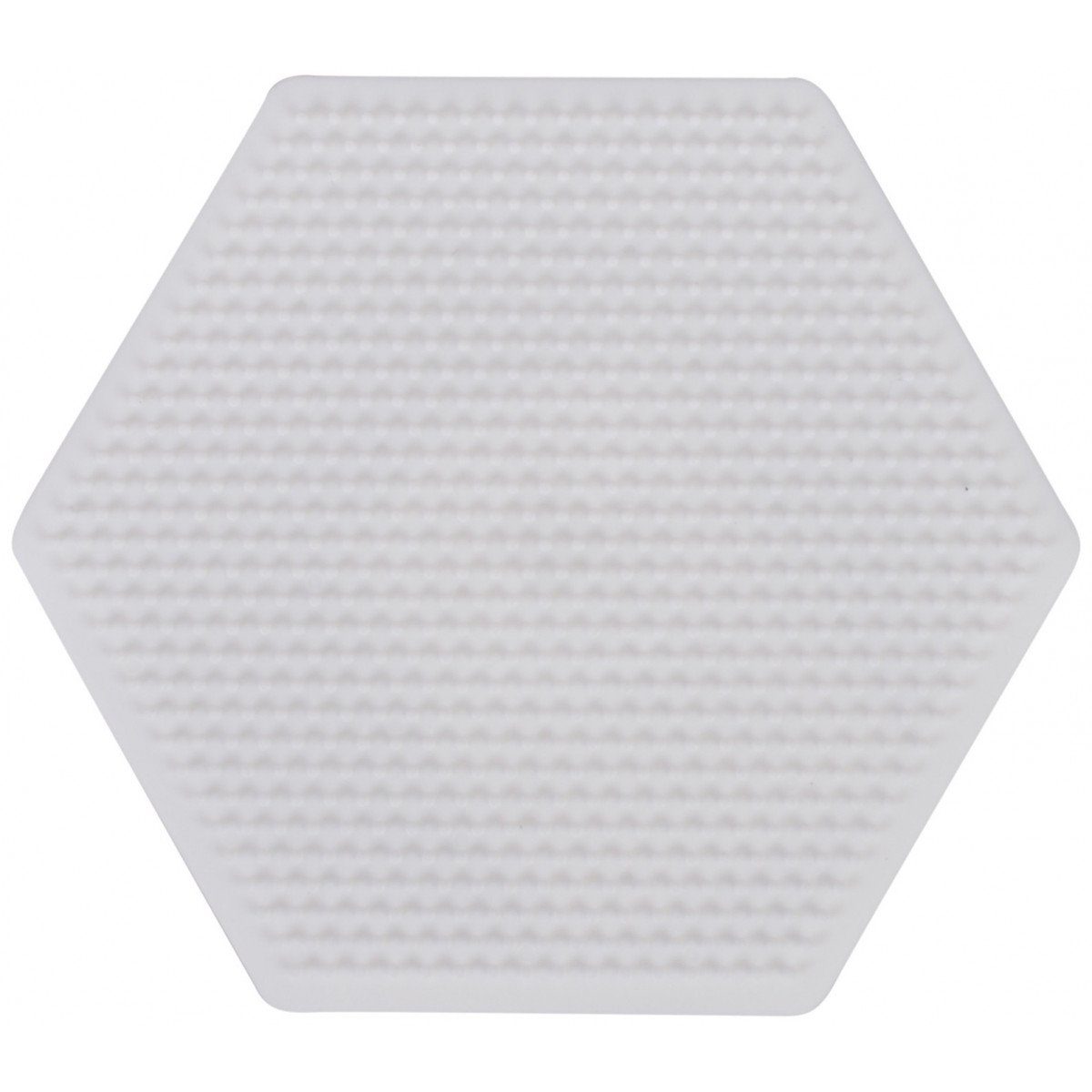 Hama Bügelperlen Hama Mini-Stiftplatte Sechseck, weiß