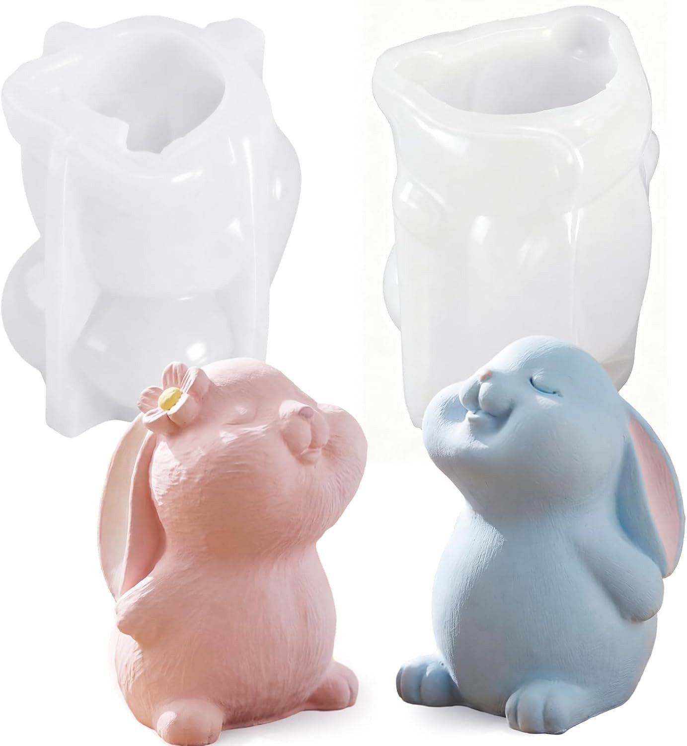 Minicloss Modellierwerkzeug Silikonformen Gießformen Ostern 3D Kerzenformen Silikon