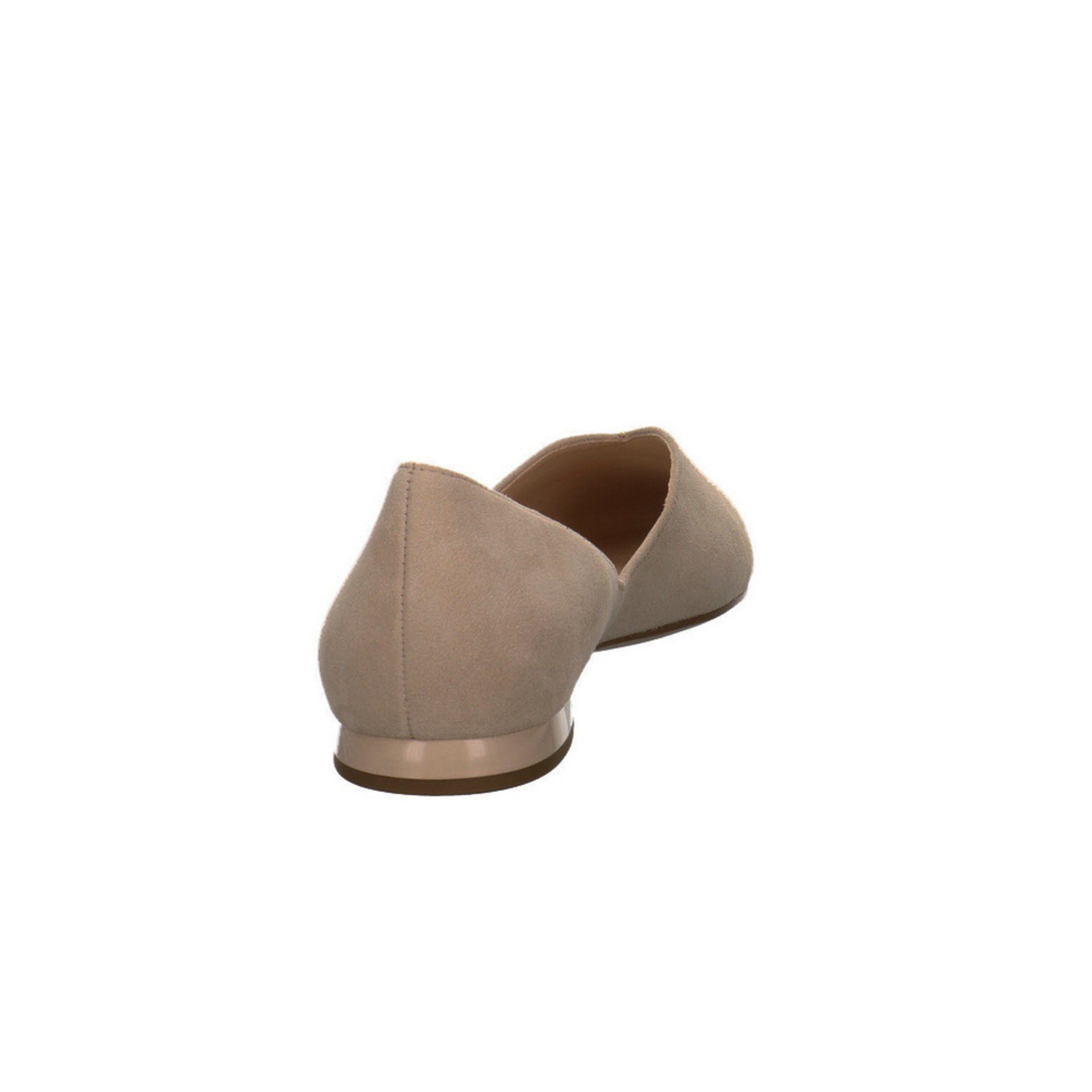 Högl Flats Veloursleder Ballerina Ballerinas taupe Ballerina Bequem Schuhe