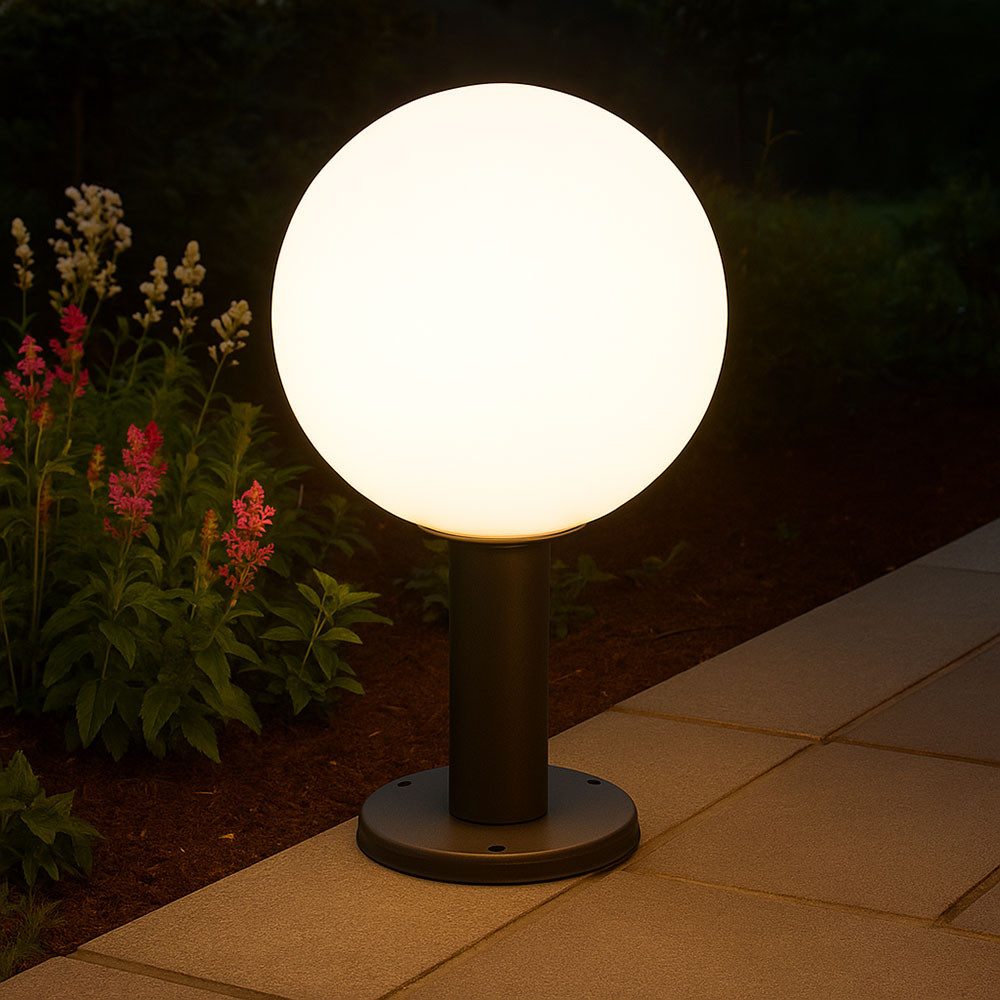 GLOBO LIGHTING Sockelleuchten, Leuchtmittel nicht inklusive, Außenleuchte Stehlampe Standleuchte Sockellampe Druckguss IP44 H