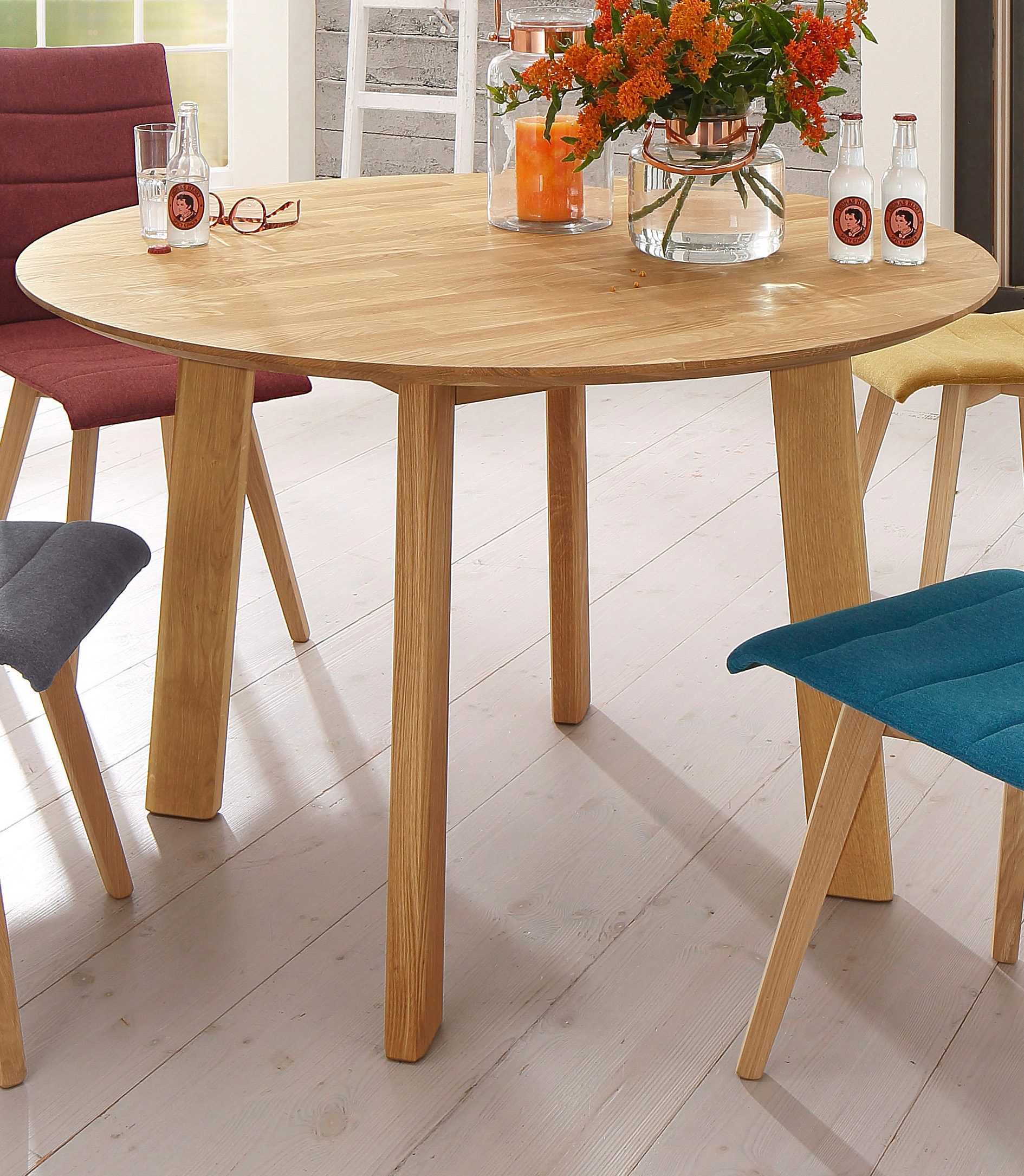 Home affaire Esstisch, Ø 120 cm, FSC®zertifiziertes Massivholz online