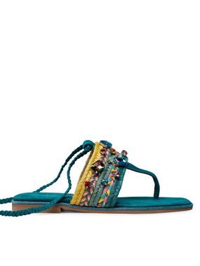 Alma en Pena Sandalen V22466 Suede Ocean Sandale