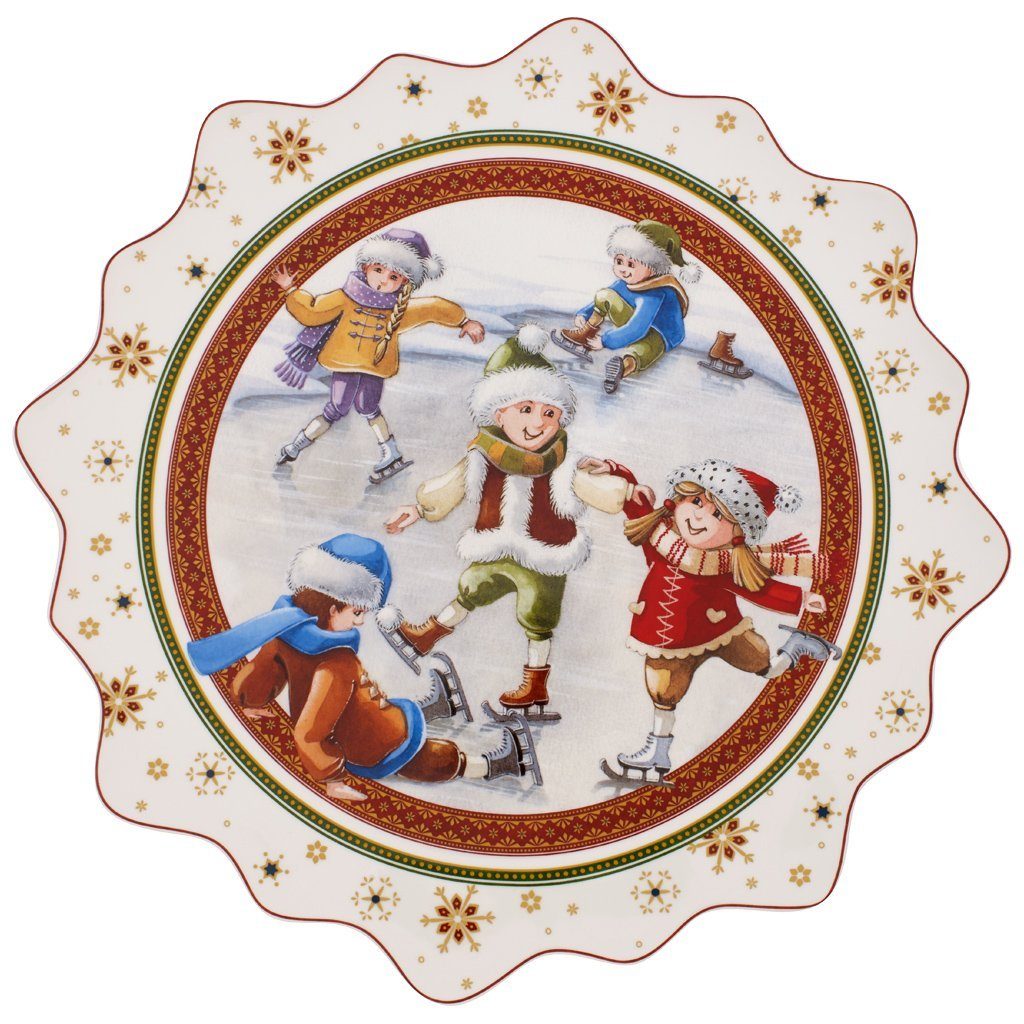 VILLEROY & BOCH Gebäckteller groß, Eislaufen 42cm »Toy's Fantasy