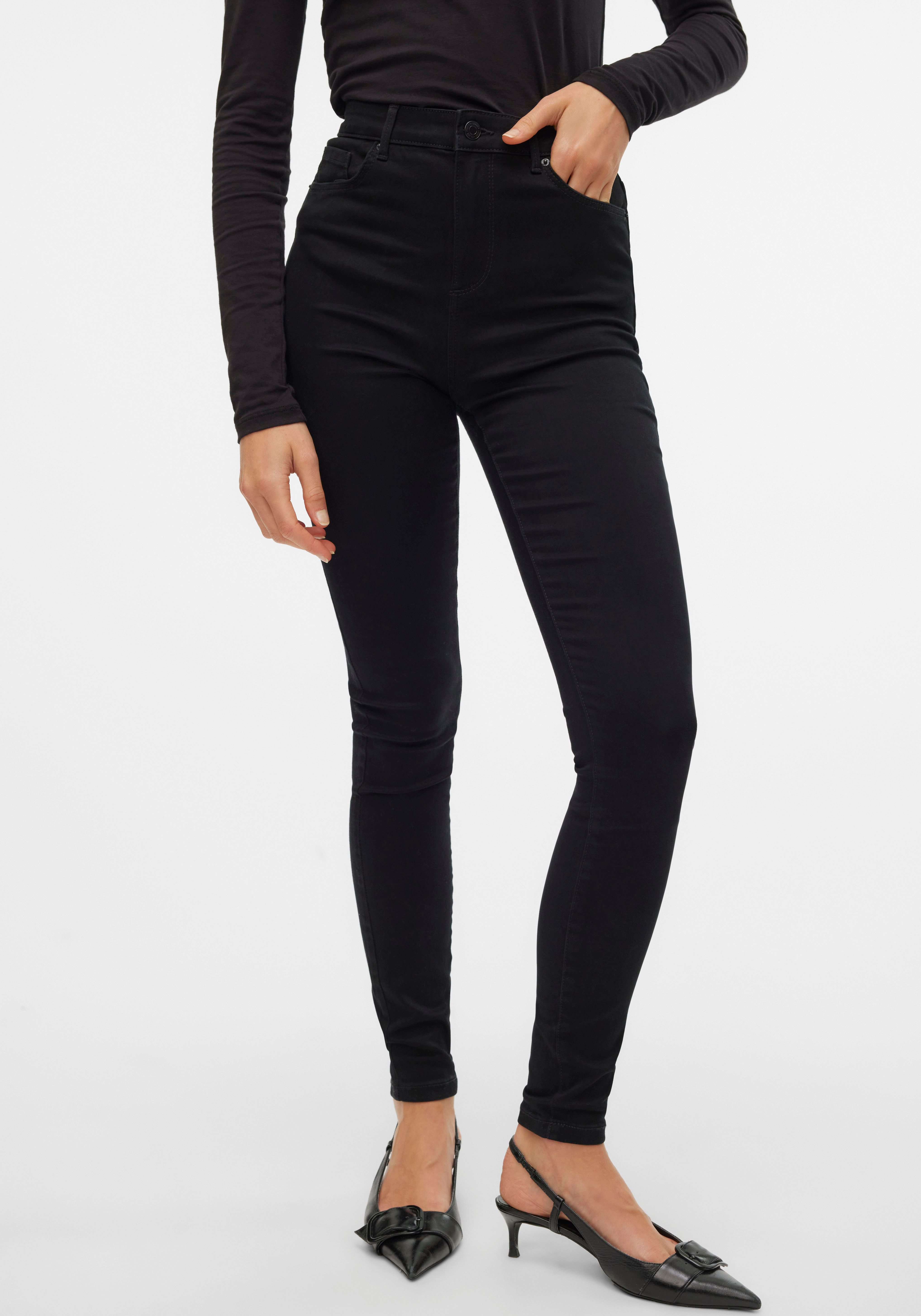 High-waist-Jeans VMSOPHIA