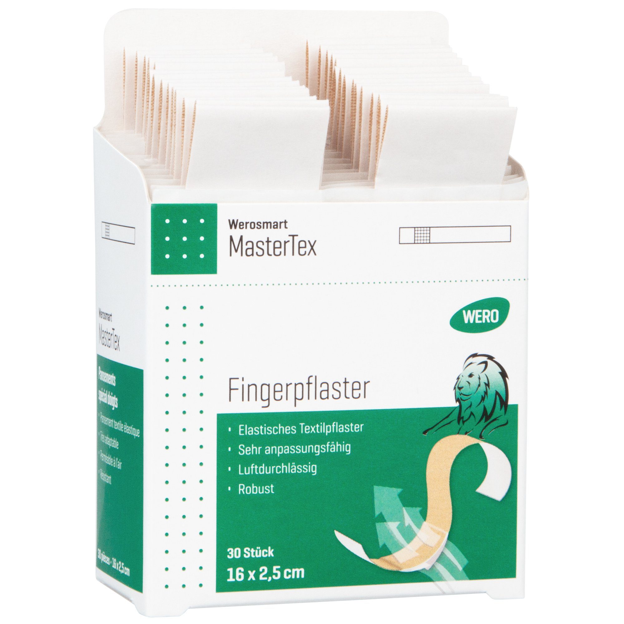 WERO Wundpflaster Werosmart MasterTex Fingerpflaster 16 x 2,5 cm