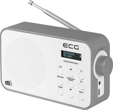 ECG RD 110 DAB Black Digitalradio (DAB) (Digitalradio (DAB), FM, Tragbar, Wecker, Timer, Snoozer, 1,00 W, USB, DAB+, FM, Tragbar)