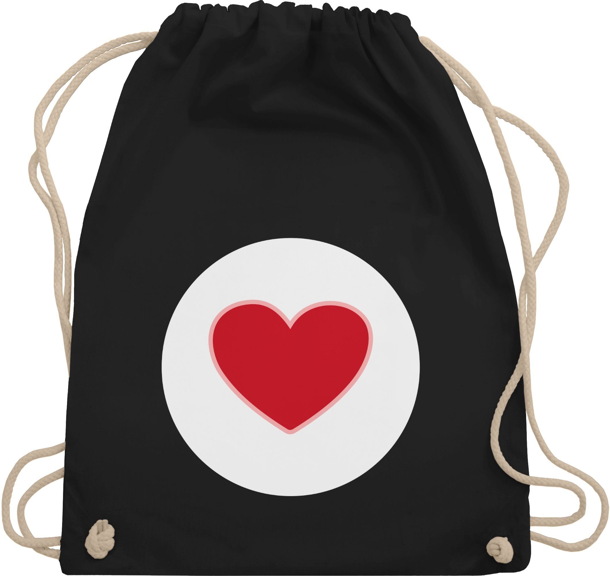 Turnbeutel Glücksbär Herz Geschenk Herzen Geschenke I Glücksbärchi Herz Glücksbär