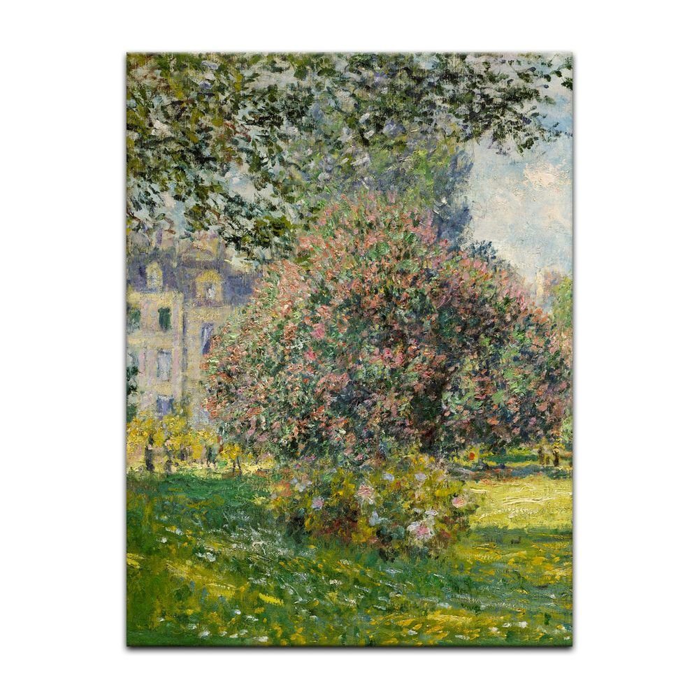 Bilderdepot24 Leinwandbild Alte Meister - Claude Monet - Parc Monceau, Landschaften