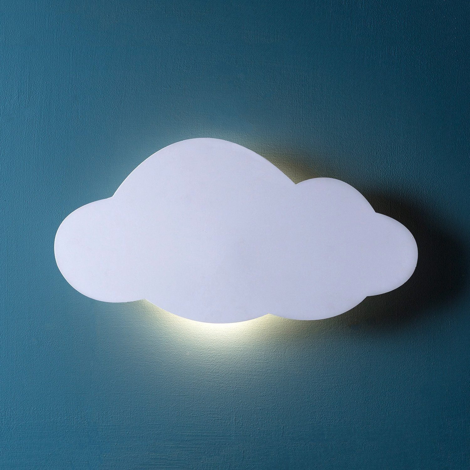 Lights4fun LED Wandleuchte LED Wolke Nachtlicht Batterie mit Fernbedienung – Bild 4 von 5