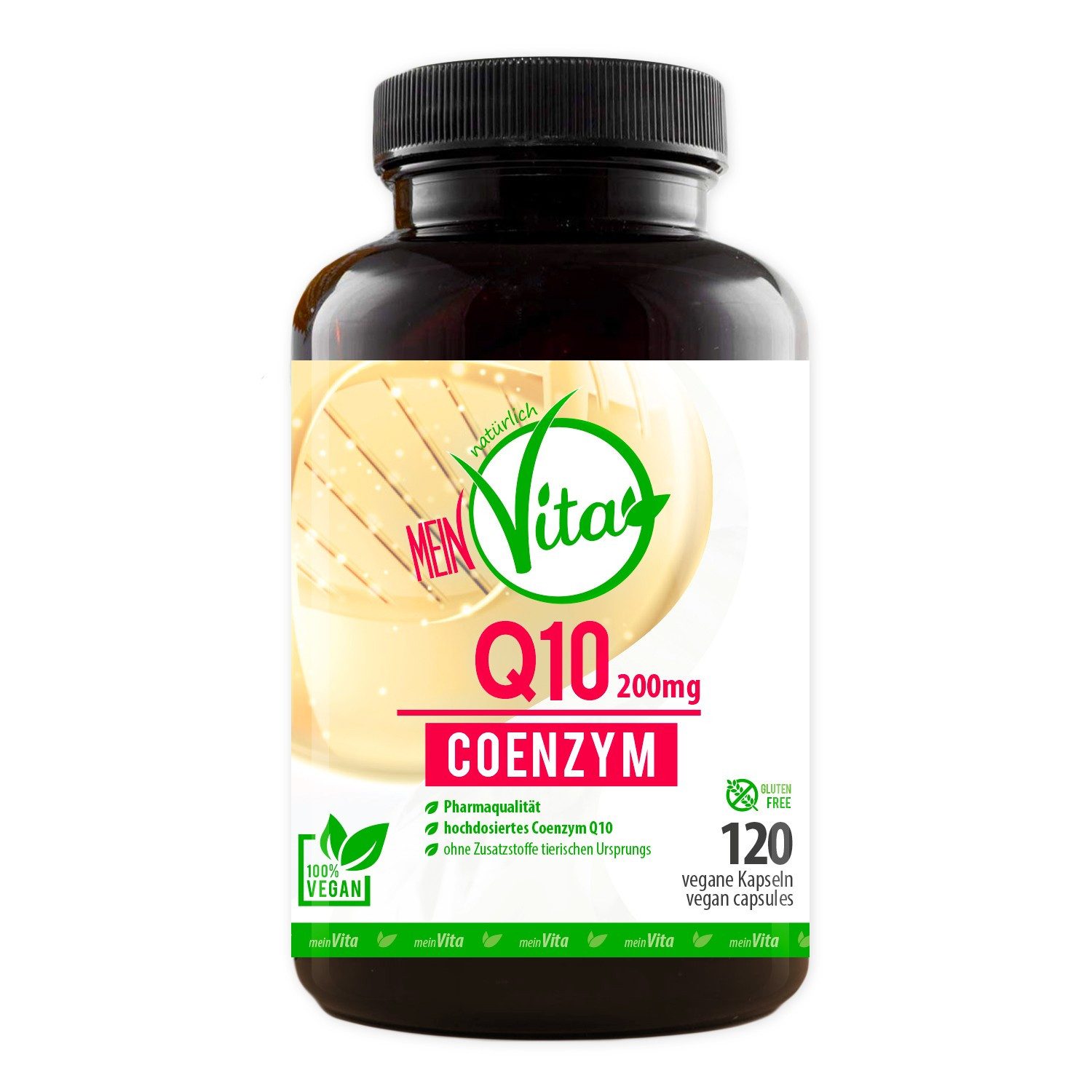 MeinVita MeinVita Q10 Coenzym 200 mg Tagesportion 120 Kapseln - Made in Germany Kapsel, 71 g