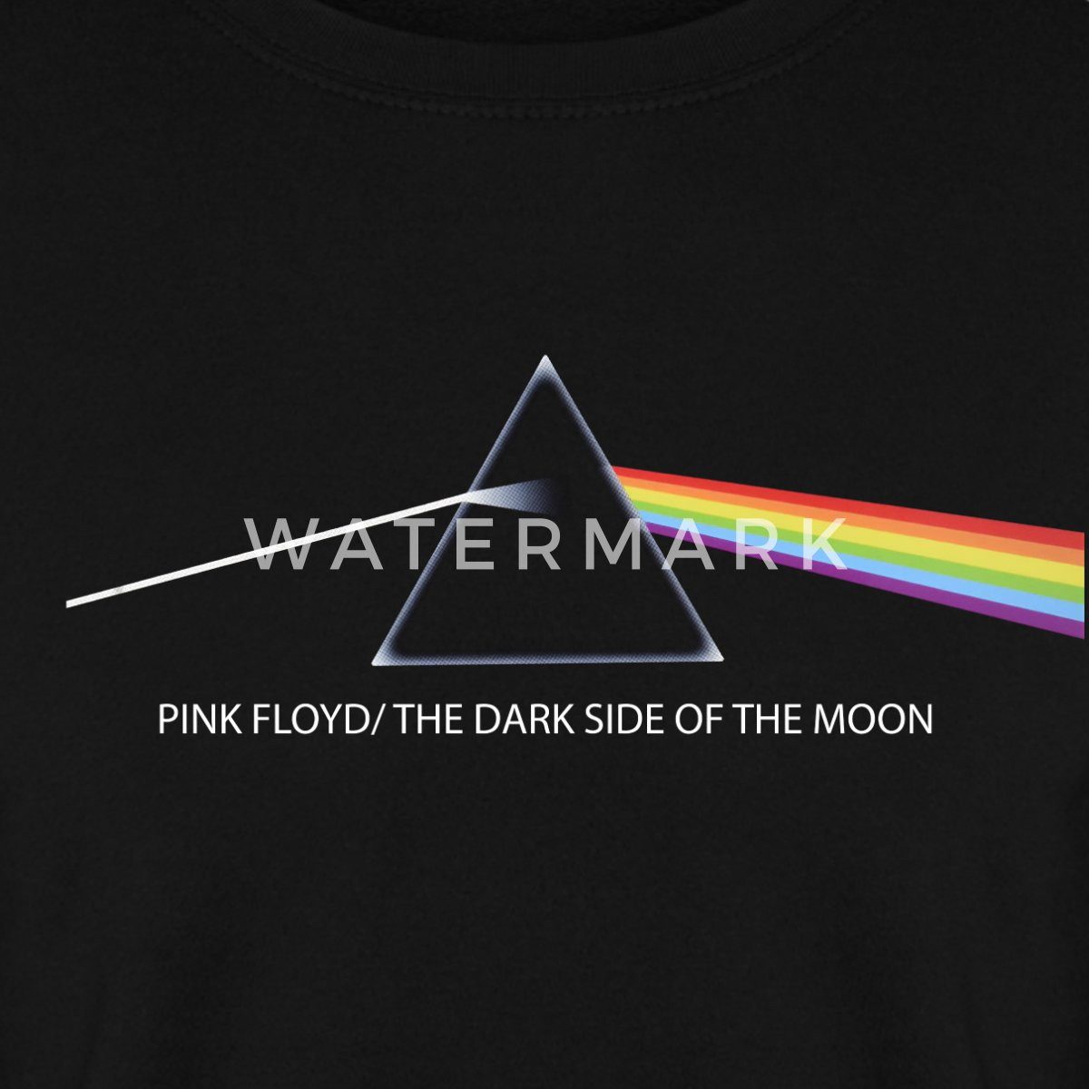 Spreadshirt Sweatshirt Pink Floyd The Dark Side Of The Moon Mit Text Unisex Pullover (1-tlg)