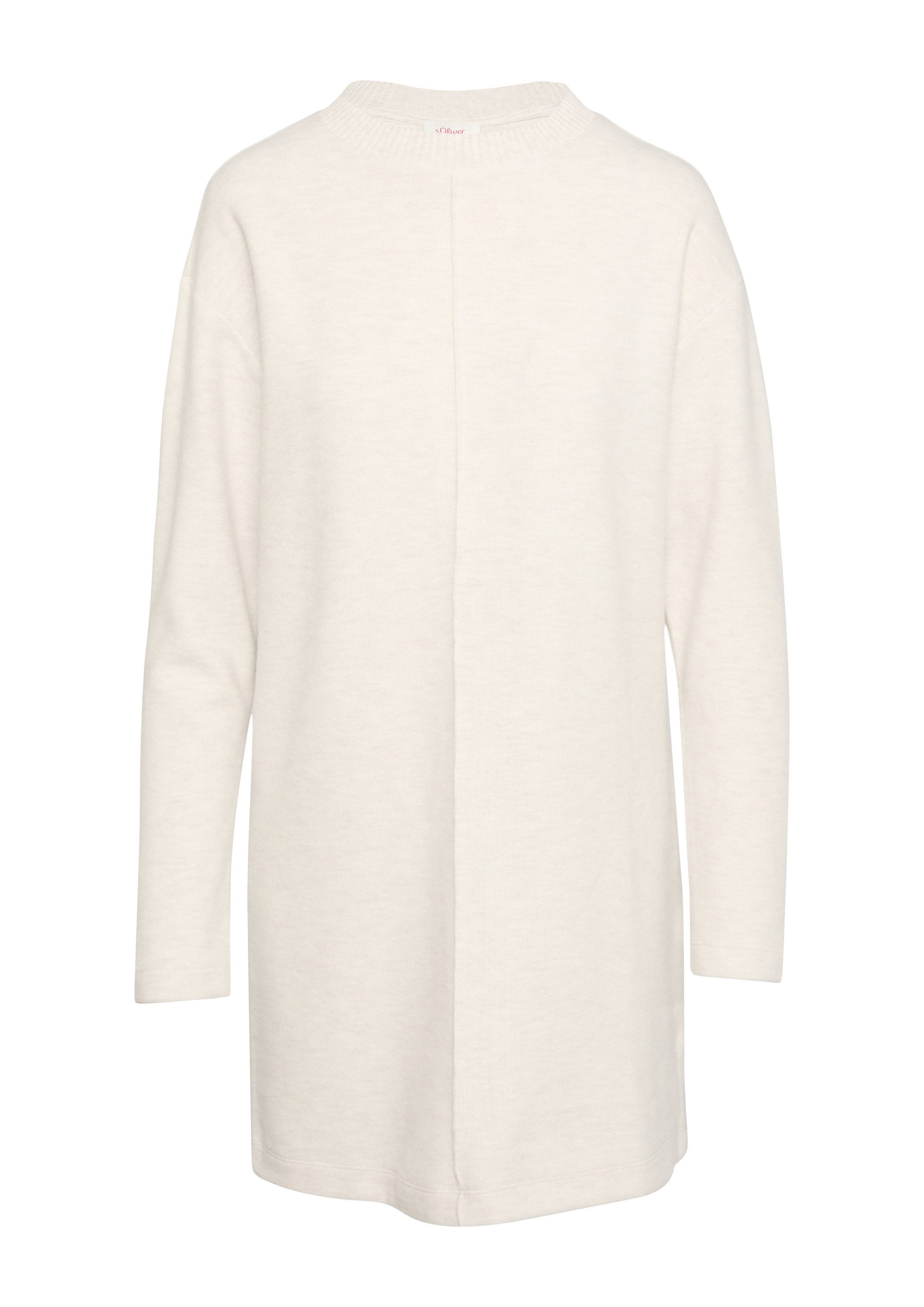 s.Oliver Minikleid Kleid Weiches Sweat-Kleid mit Ziernaht günstig online kaufen