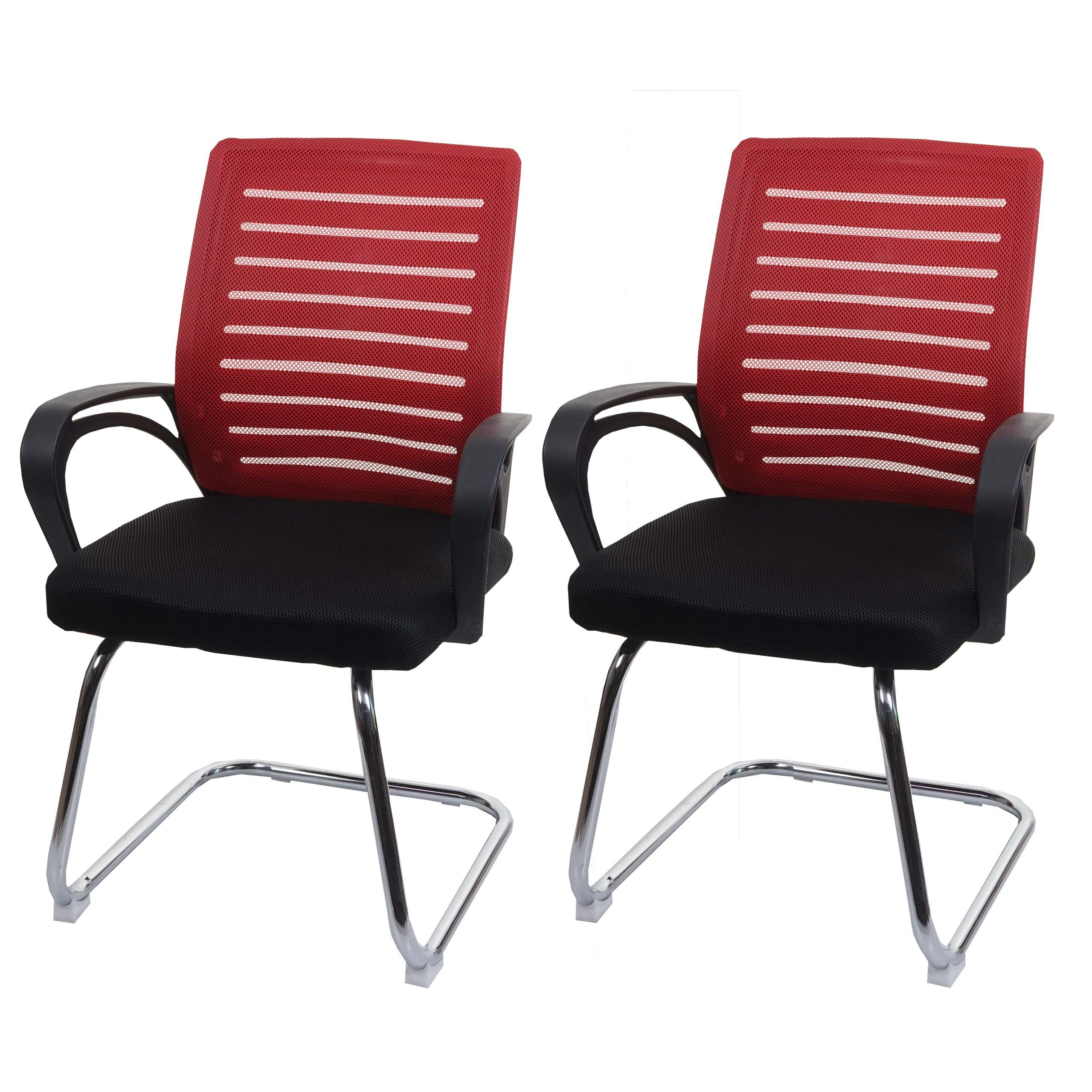 MCW Besucherstuhl MCW-K51 (Set), Inklusive Fußbodenschoner, Abgerundete Eck günstig online kaufen