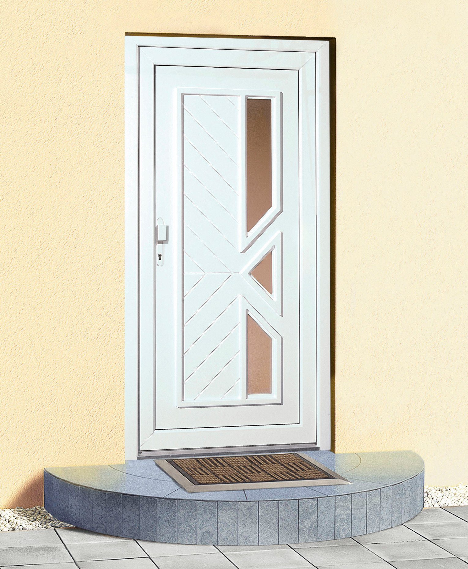 KunststoffHaustür »Liechtenstein« Tür nach Maß, weiß online kaufen OTTO