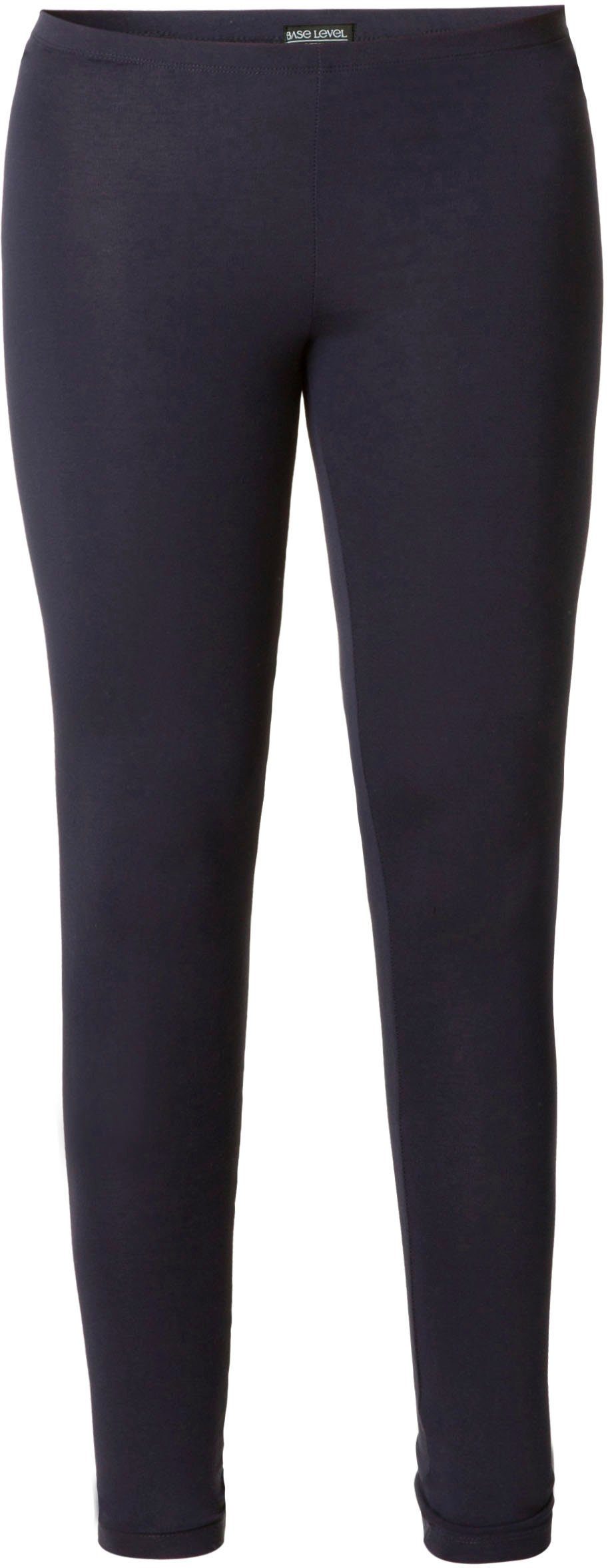 Base Level Leggings Ybica weicher In elastischer navy dark Qualität und blue