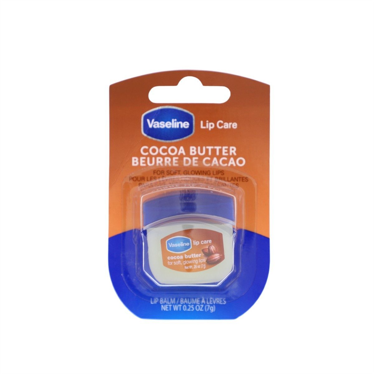 Vaseline Lippenpflegestift 2x Vaseline Lip Therapy Cocoa Butter je 7g Pflegender Lippenbalsam